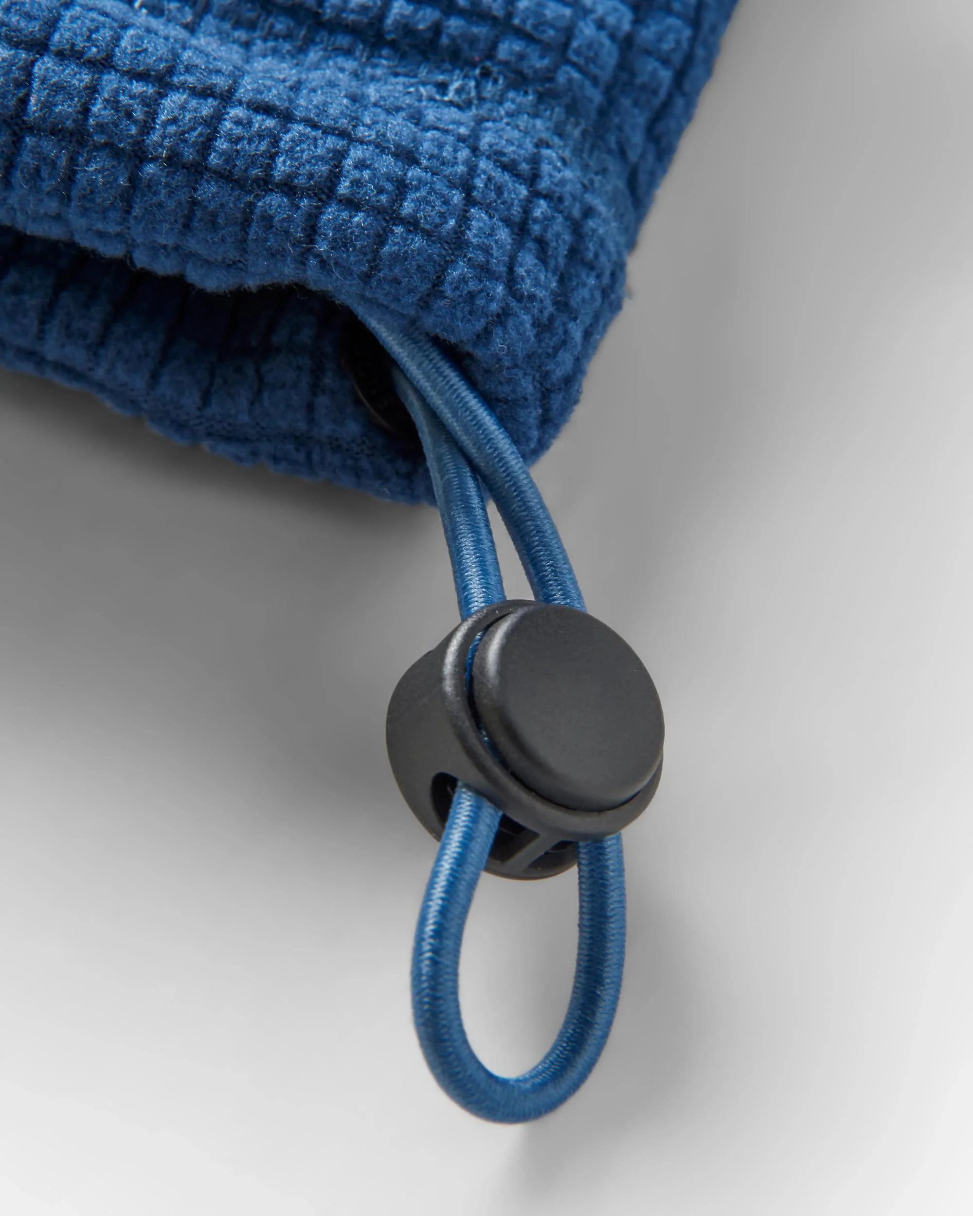 Point Grid Polar Fleece Hoodie - Dark Denim - Image 7