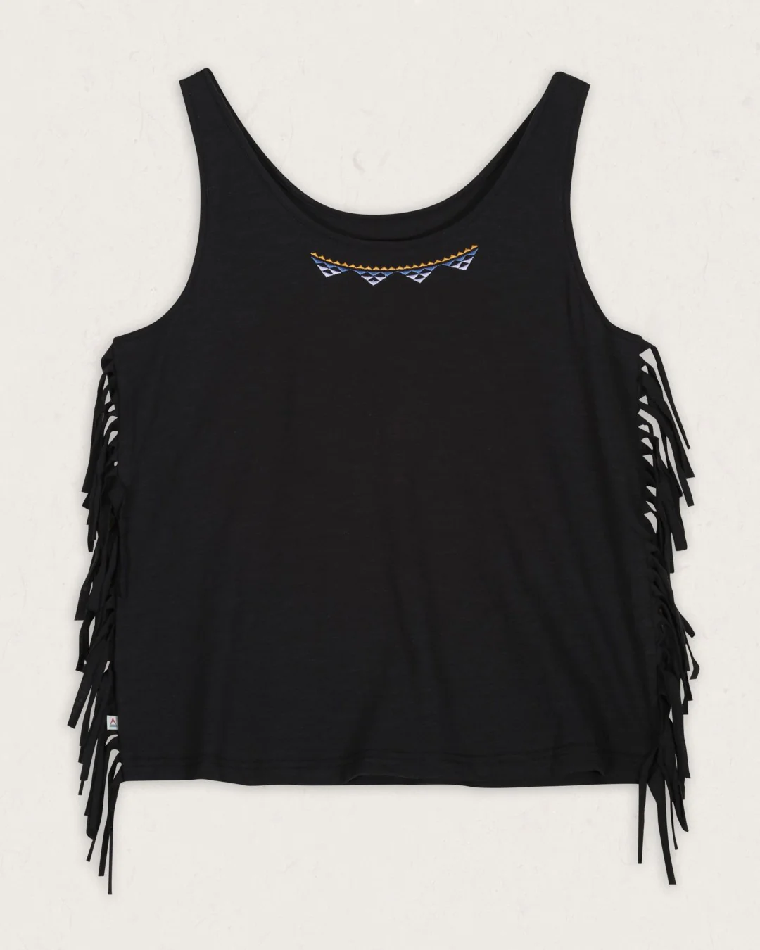 Poppy Tassel Vest - Black - Image 7