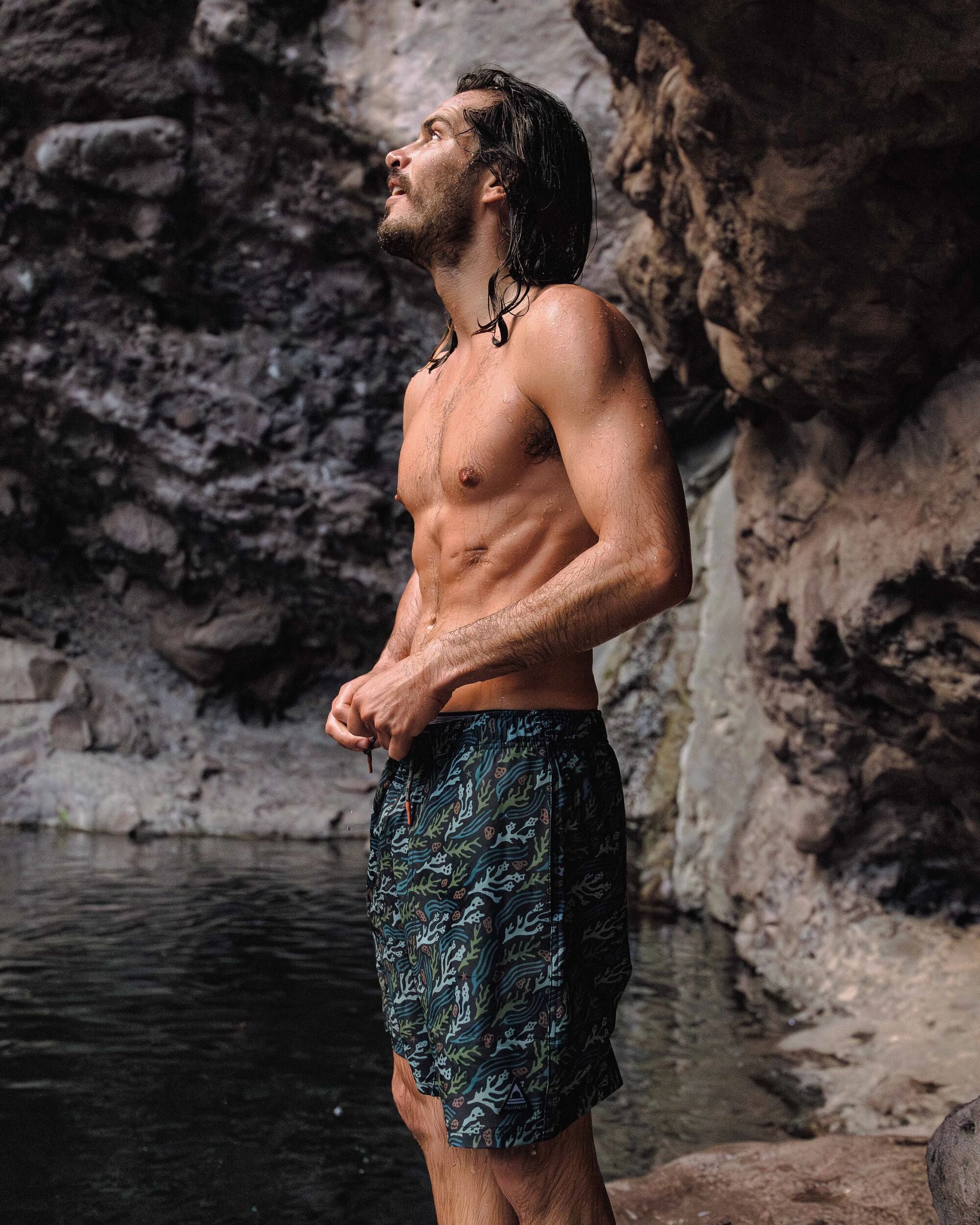 Porto All Purpose Swim Short - Ocean Current Black - Image 5