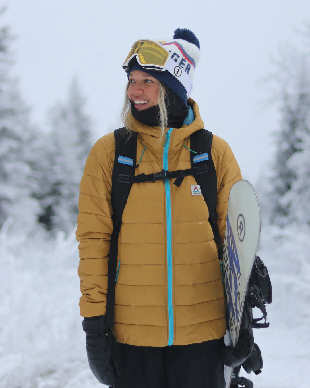 Pow 2.0 Insulated Jacket - Mustard Gold - Image 3