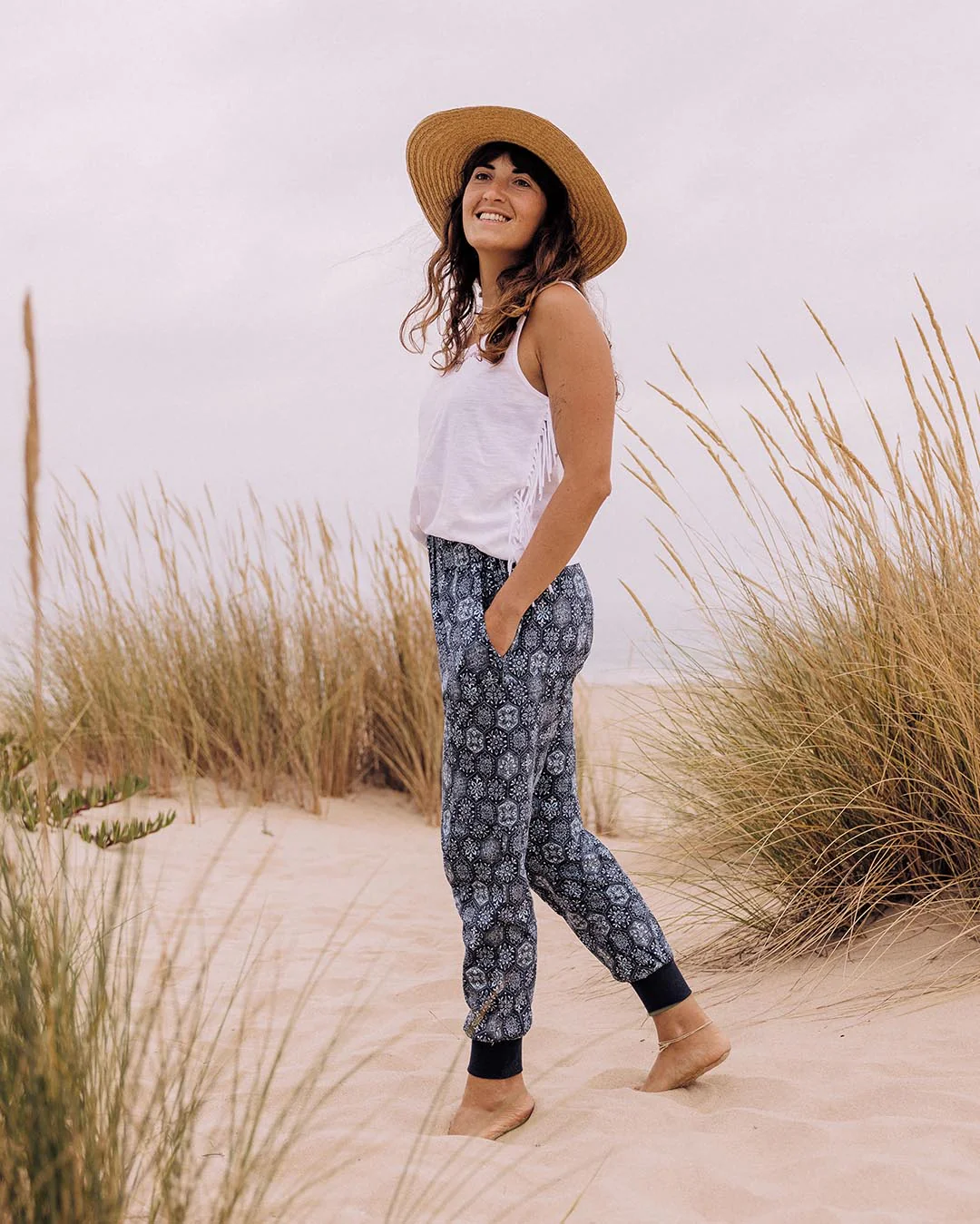 Puerto Trouser - Tile Dark Denim - Image 5