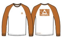 Purpose LS T-Shirt - Sunrise Orange/White - Image 8