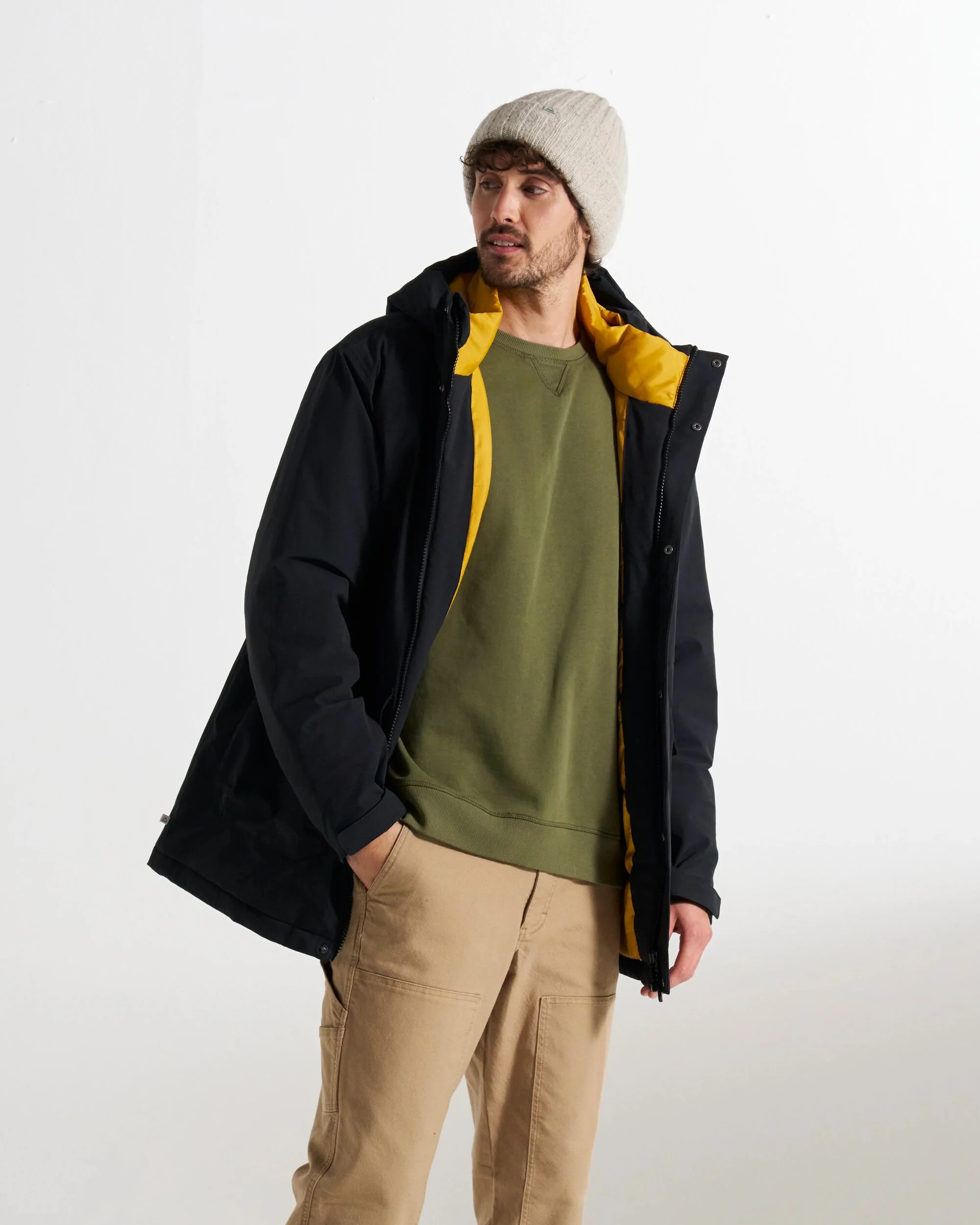 Rainier Waterproof Parka - Black - Image 5