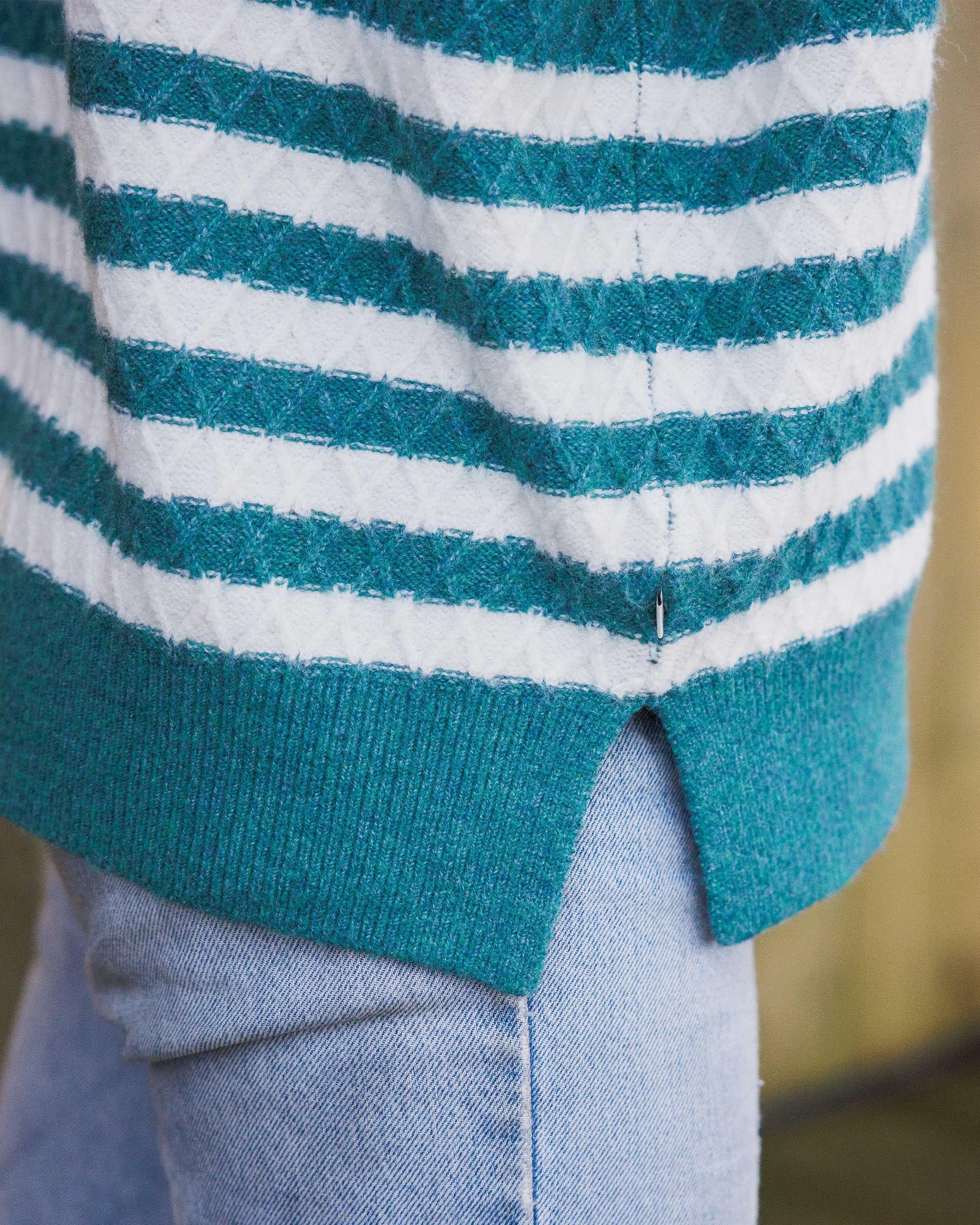 Ramble Knitted Jumper - Mediterranean - Image 5