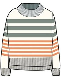 Ramble Knitted Jumper - Off White - Image 10