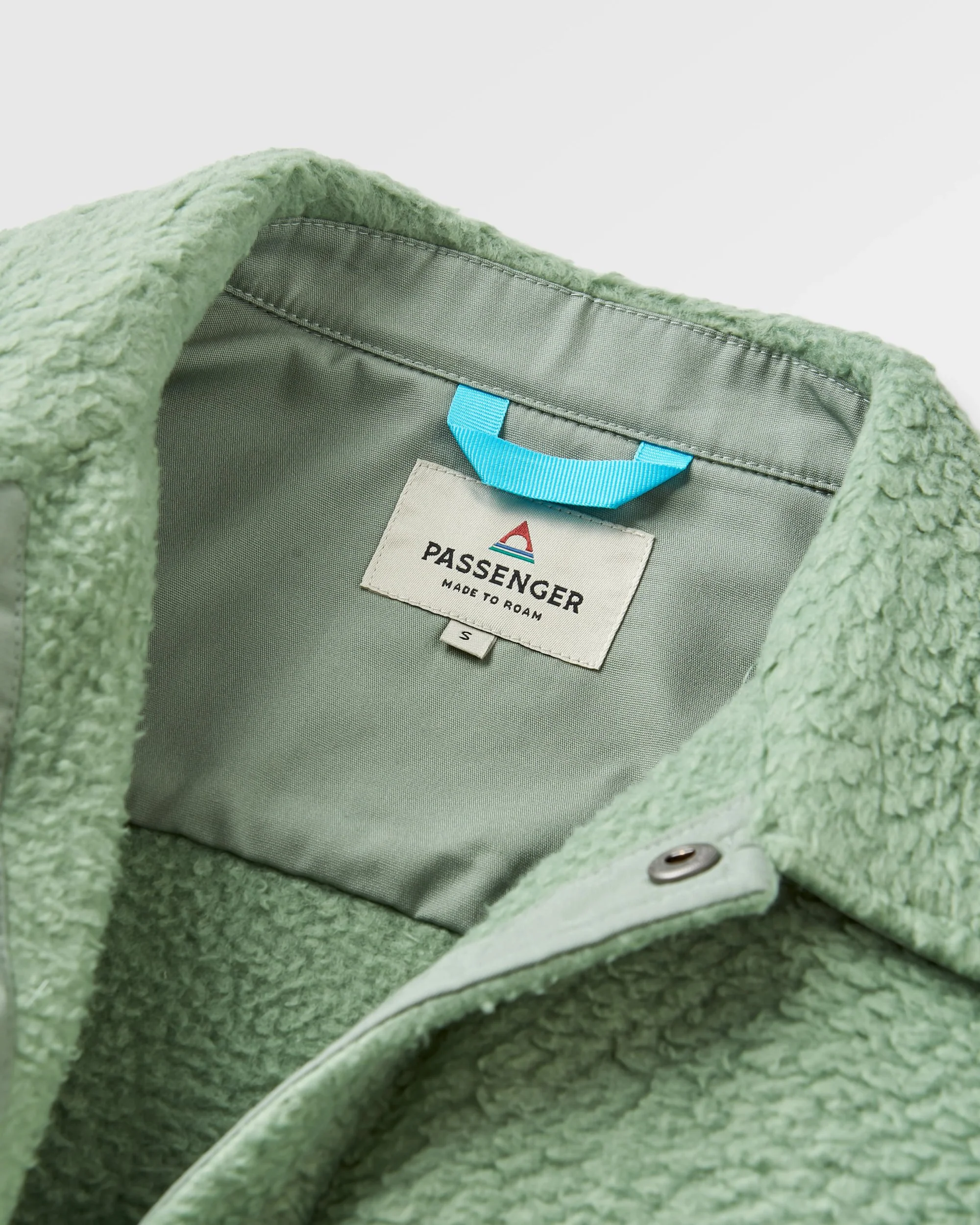 Rappel Sherpa Oversized Shirt - Pistachio - Image 7
