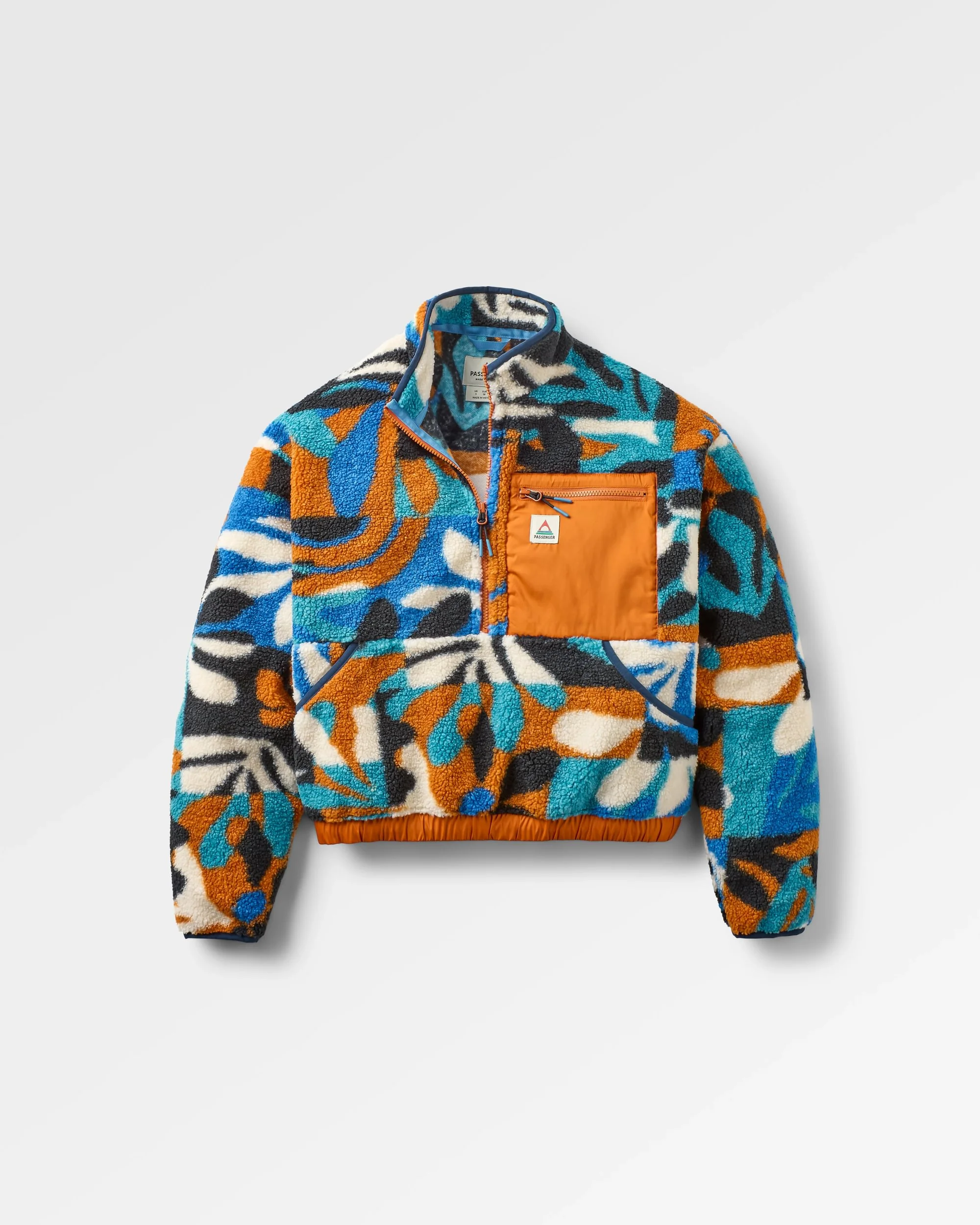 Ravi Sherpa Fleece - Mountain Foliage Blue - Image 2