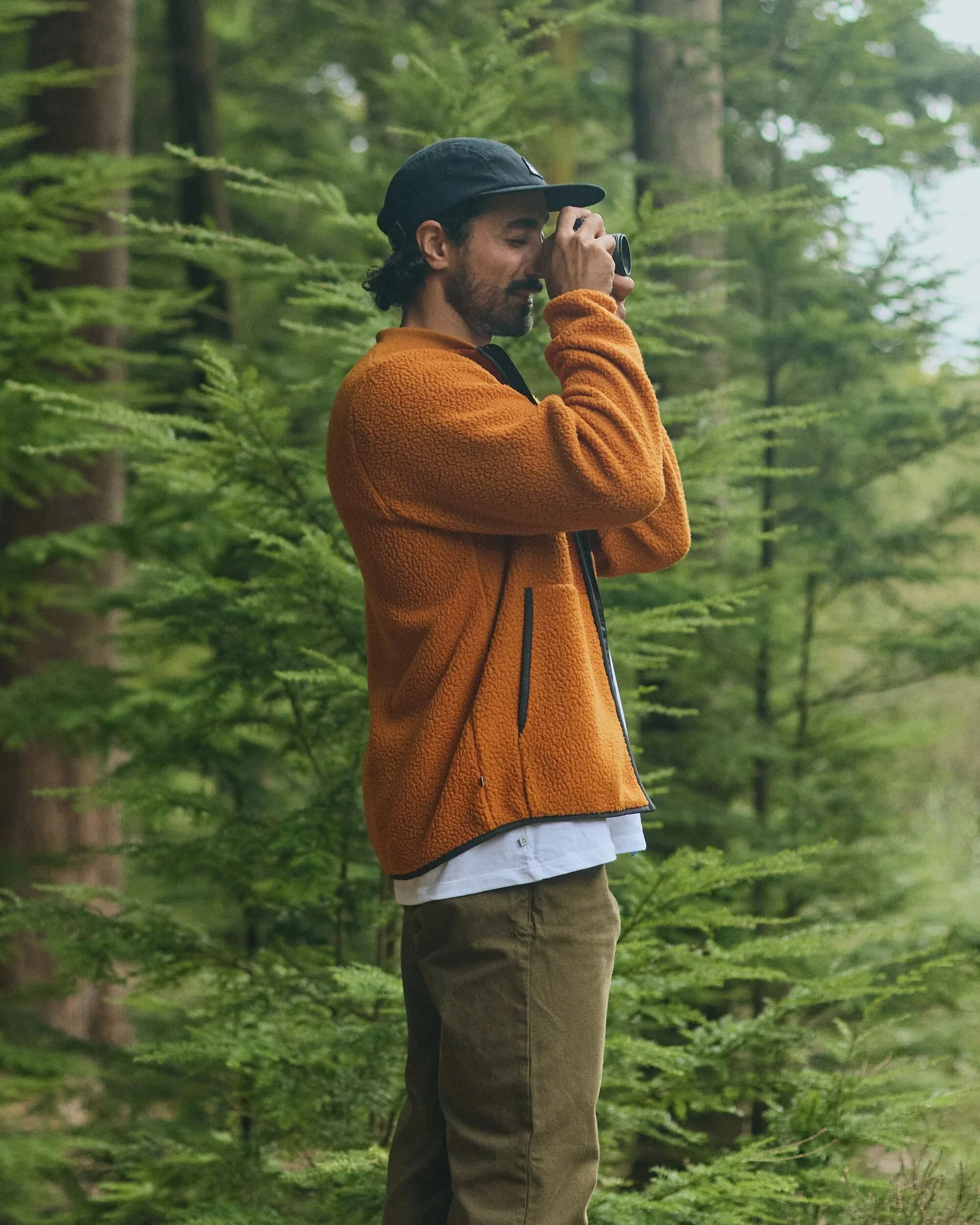 Reconnect Sherpa Fleece - Retro Orange - Image 5