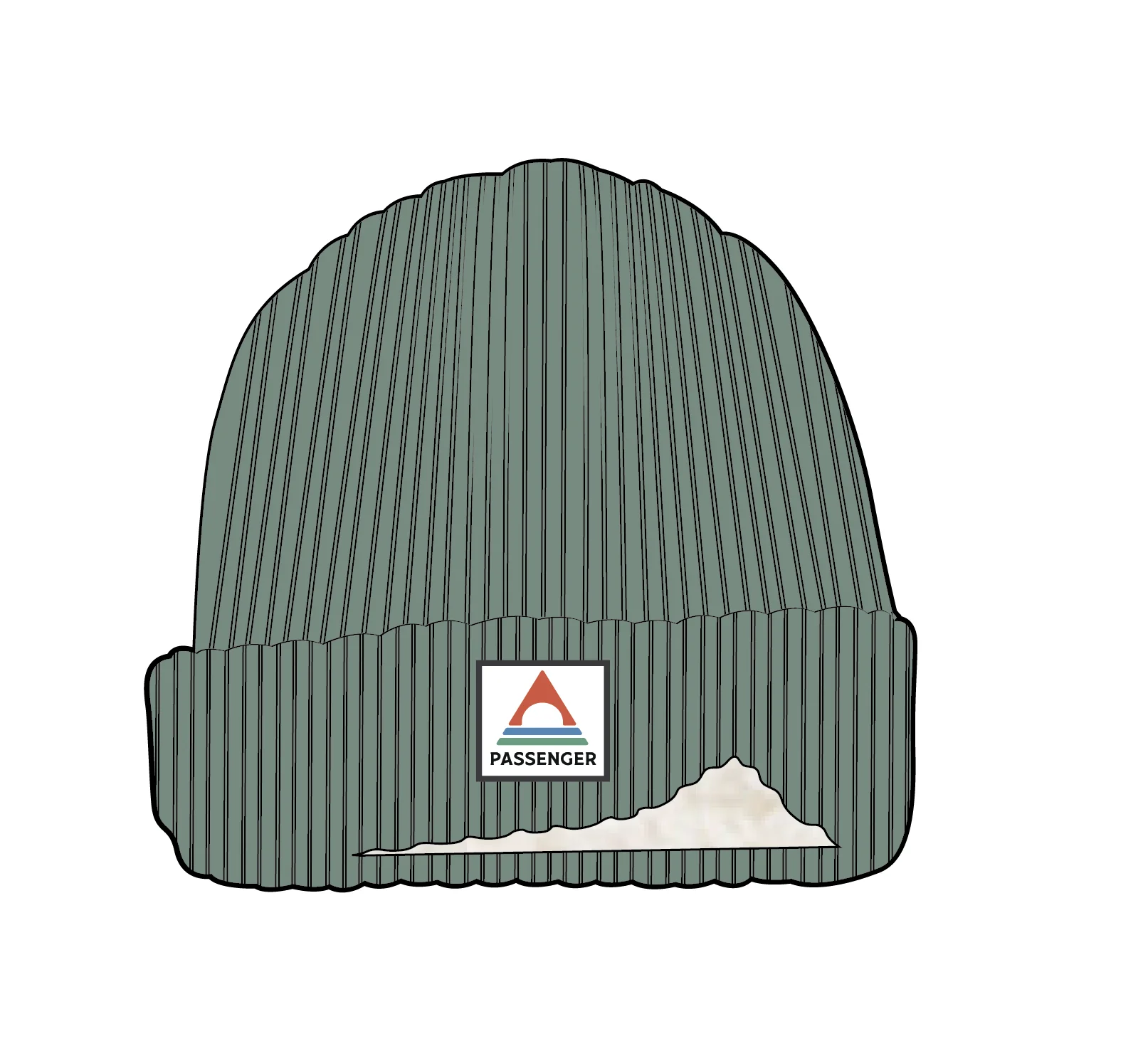 Redwood Fleece Lined Beanie - Pistachio - Image 6