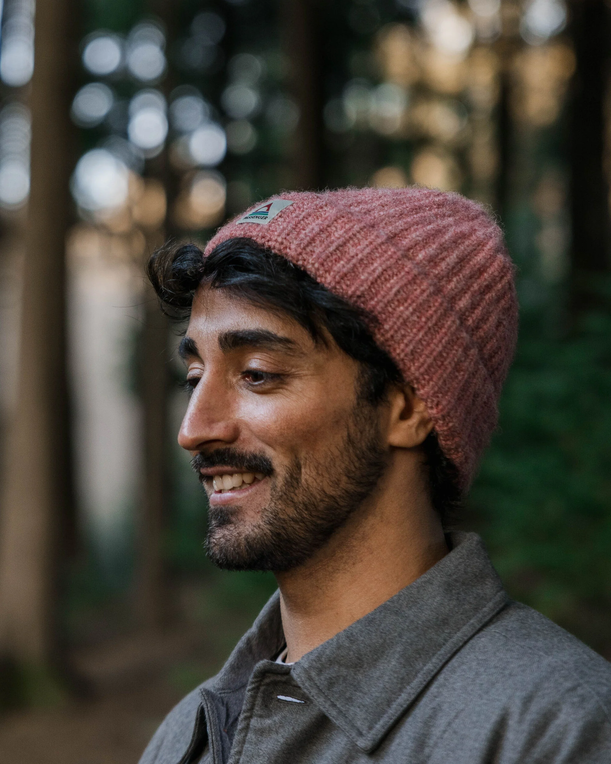 Redwood Fleece Lined Beanie - Rose - Image 4