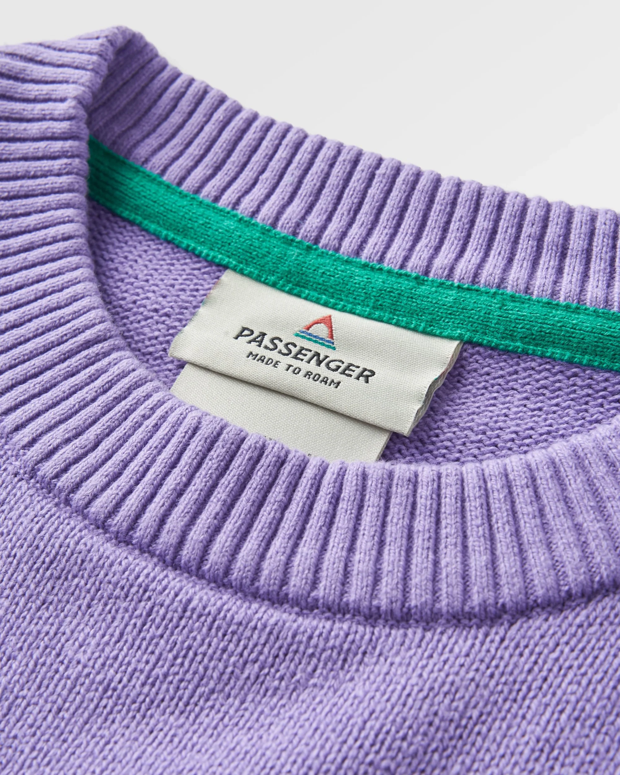 Grace Knitted Jumper - Retro Purple - Image 11