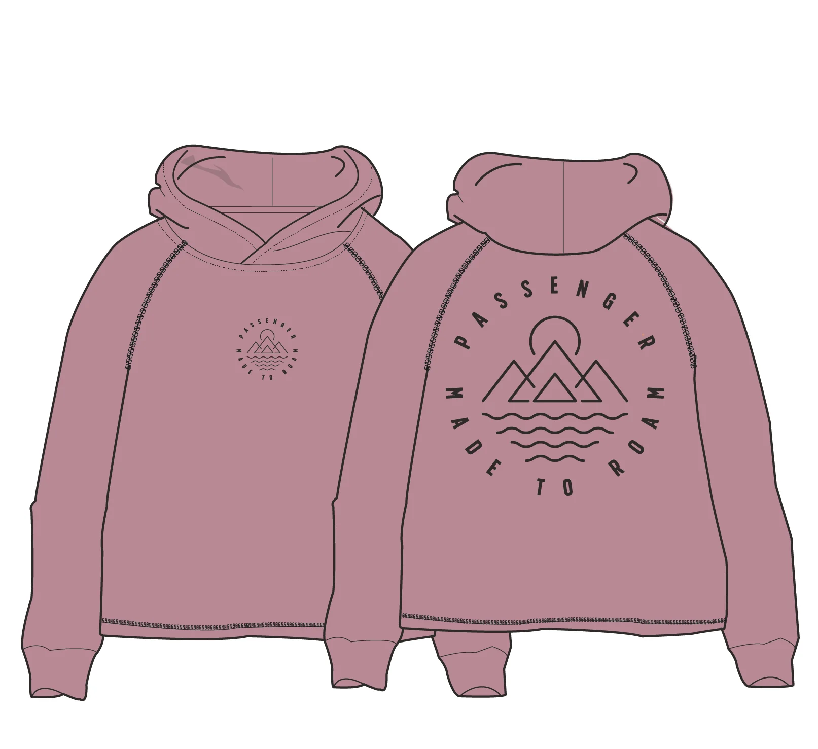 Remote Hoodie - Pink Haze - Image 8