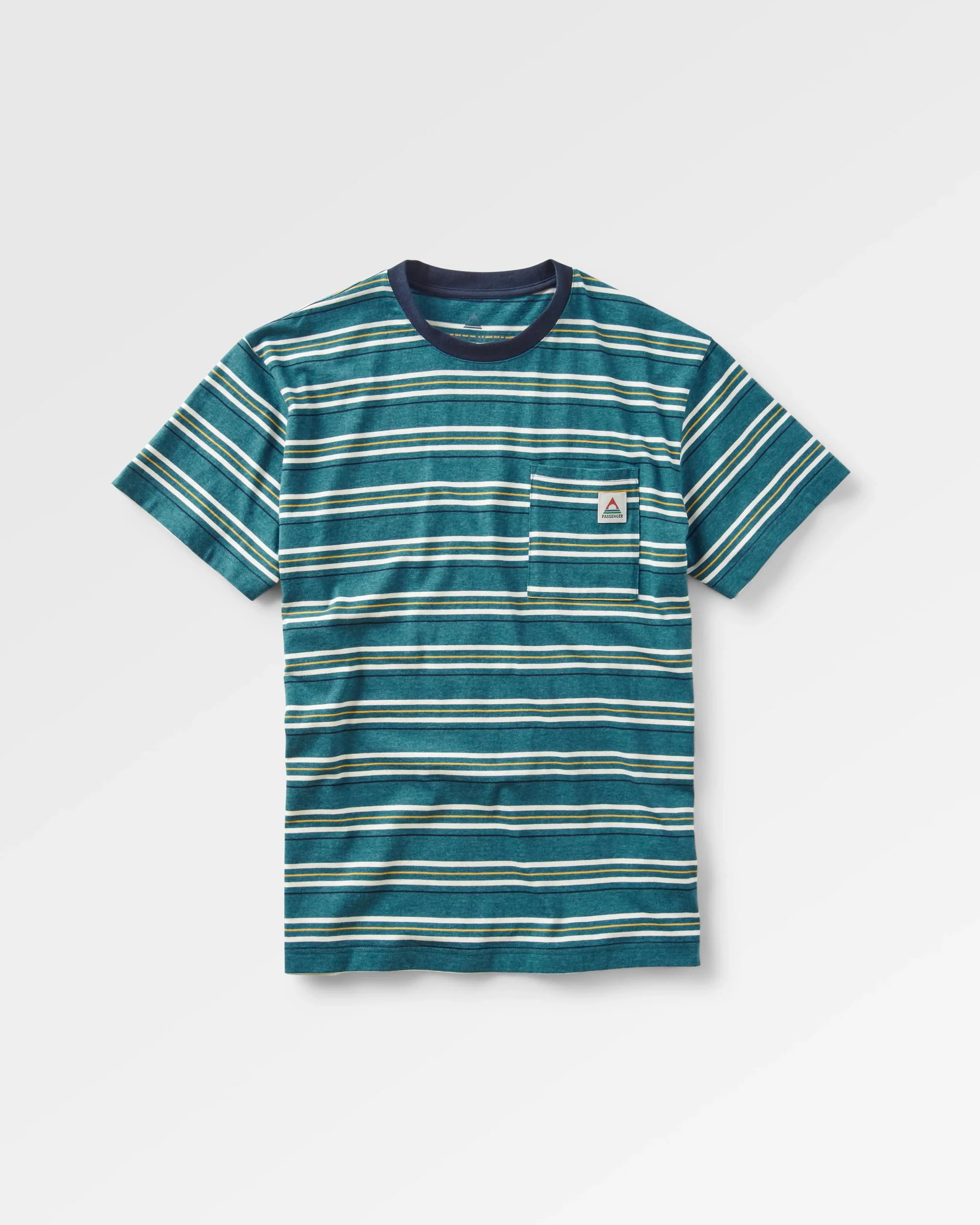 Retro Relaxed Fit T-Shirt - Blue Steel Marl - Image 2