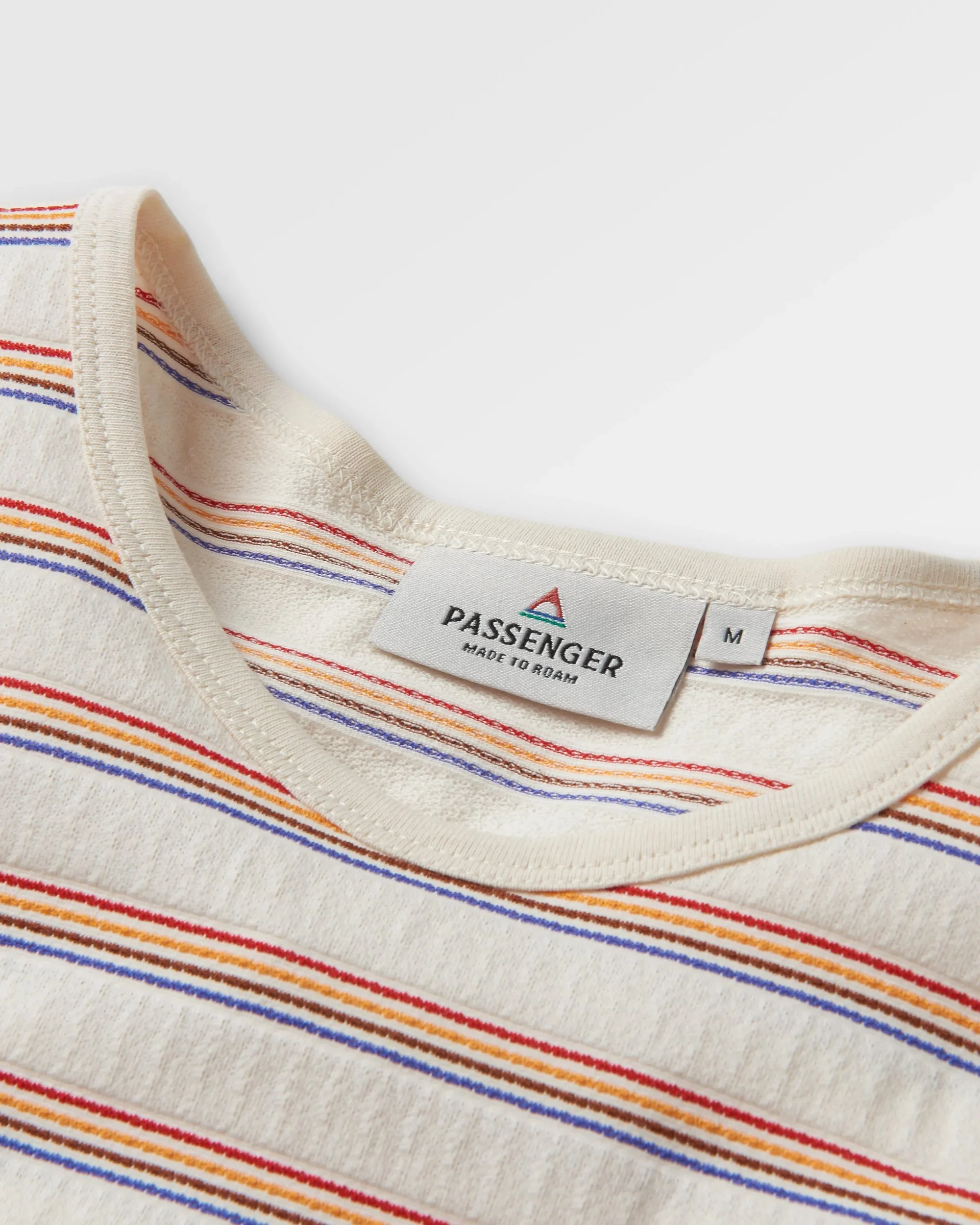 Retro Vibes Organic Cotton Vest - Retro Stripe - Image 4
