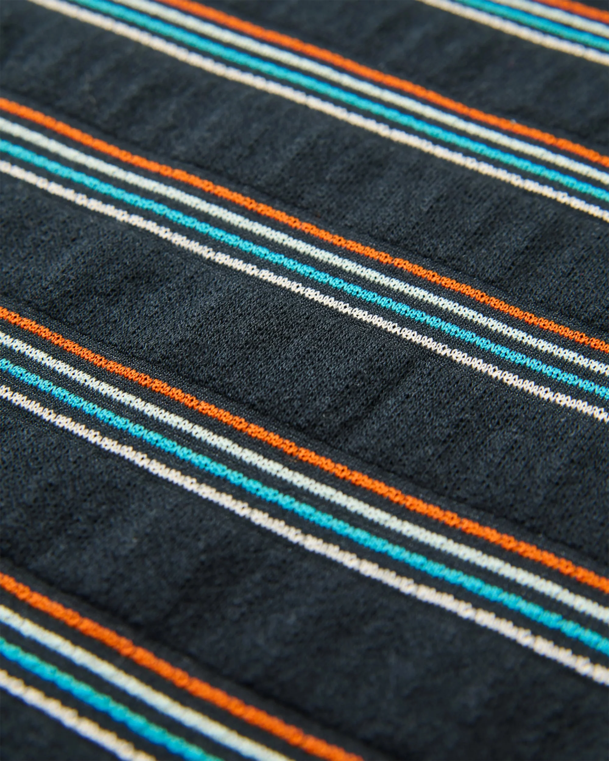 Retro Vibes Vest - Black Multi Stripe - Image 6