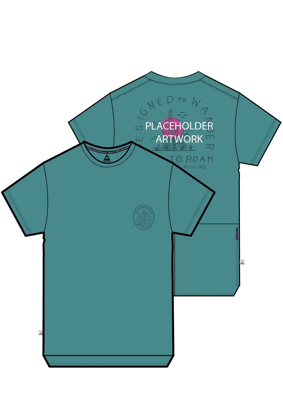 Ridescape Women's Active T-Shirt - Ocean Teal - Image 6