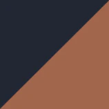 Ridge 2.0 Full Zip Polar Fleece - Rich Navy/ Burnt Orange - Image 6