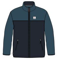 Ridge 2.0 Full Zip Polar Fleece - Tidal Blue/Rich Navy - Image 12