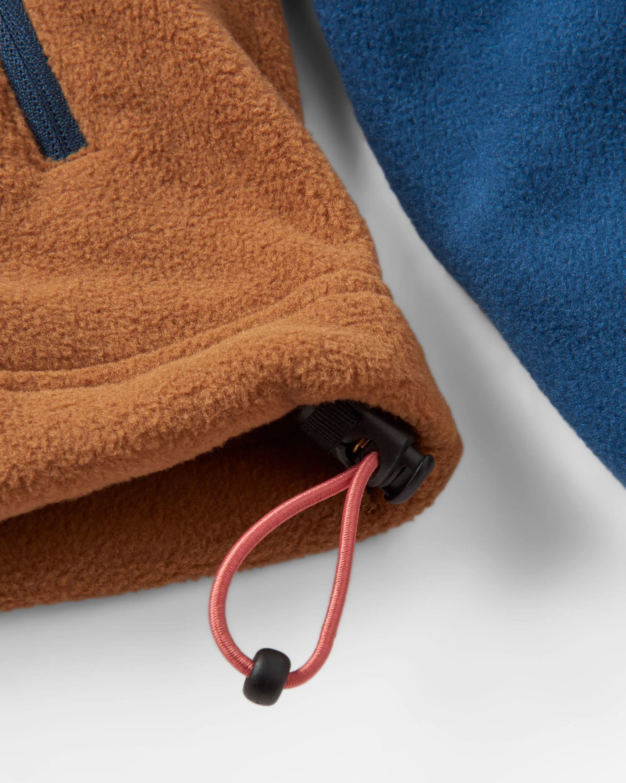 Ridge Full Zip Polar Fleece - Dark Denim/Toffee - Image 10