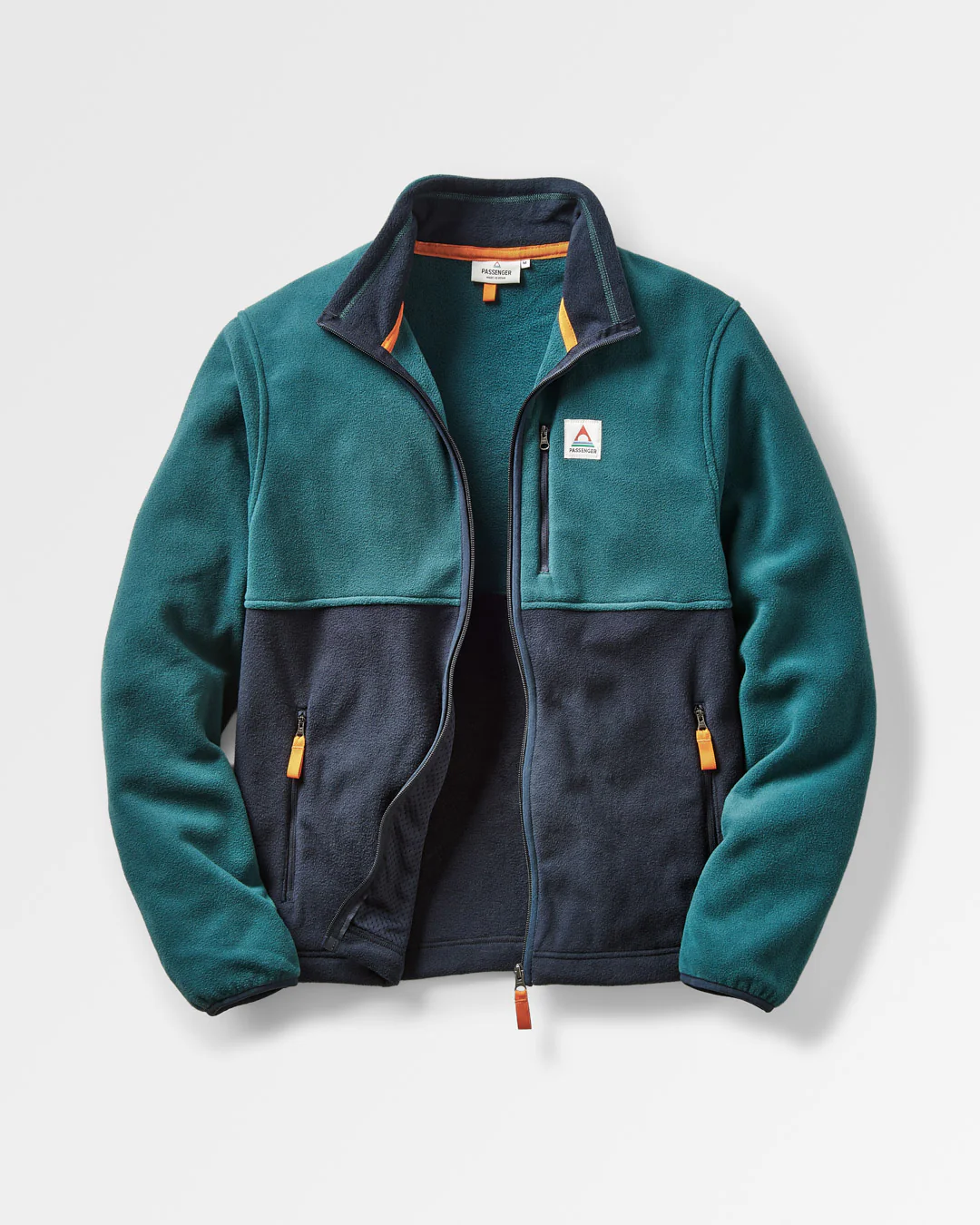 Ridge Full Zip Polar Fleece - Mediterranean/Deep Navy - Image 2