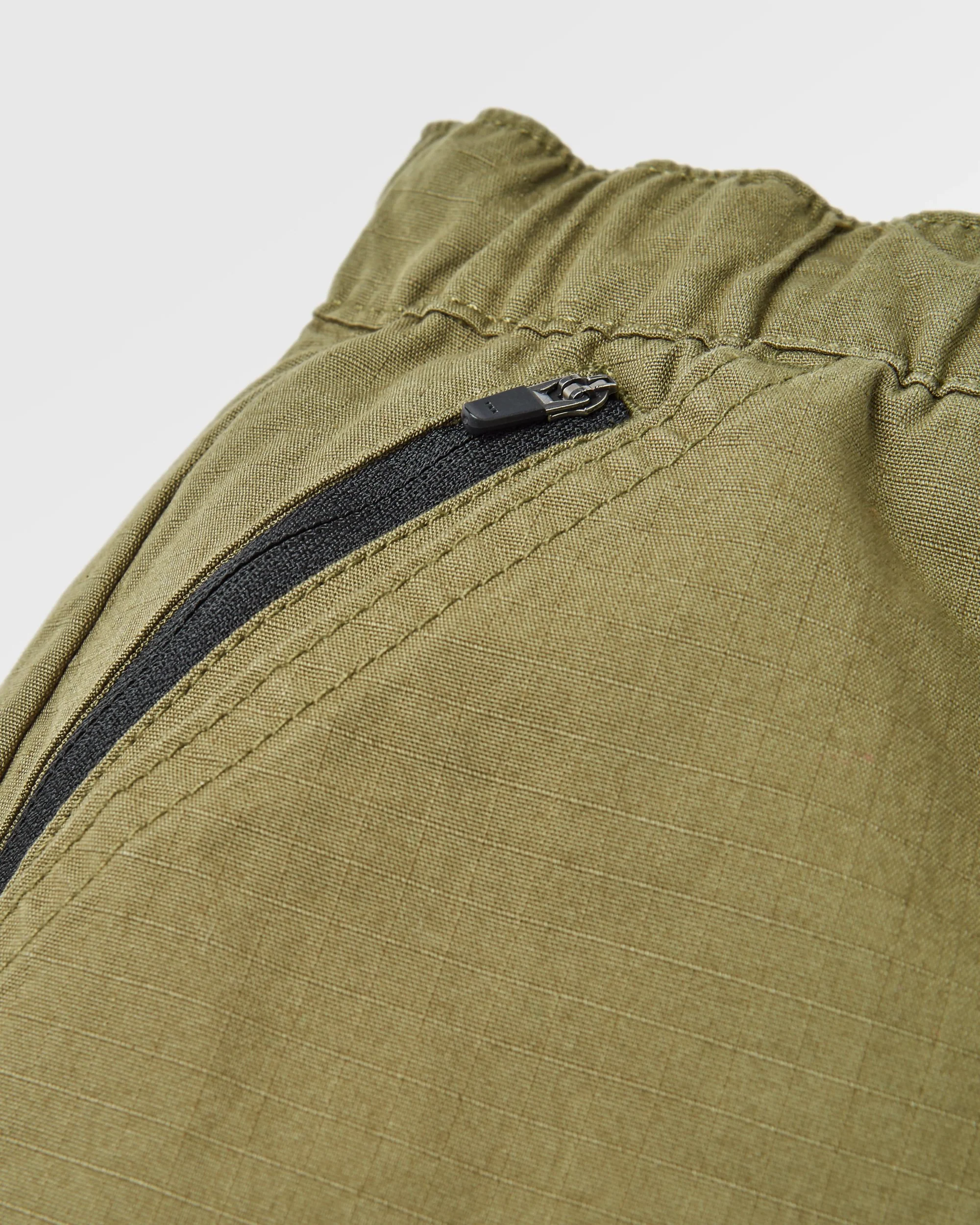 Rif-Raf Organic Cotton Ripstop Trouser - Khaki - Image 4