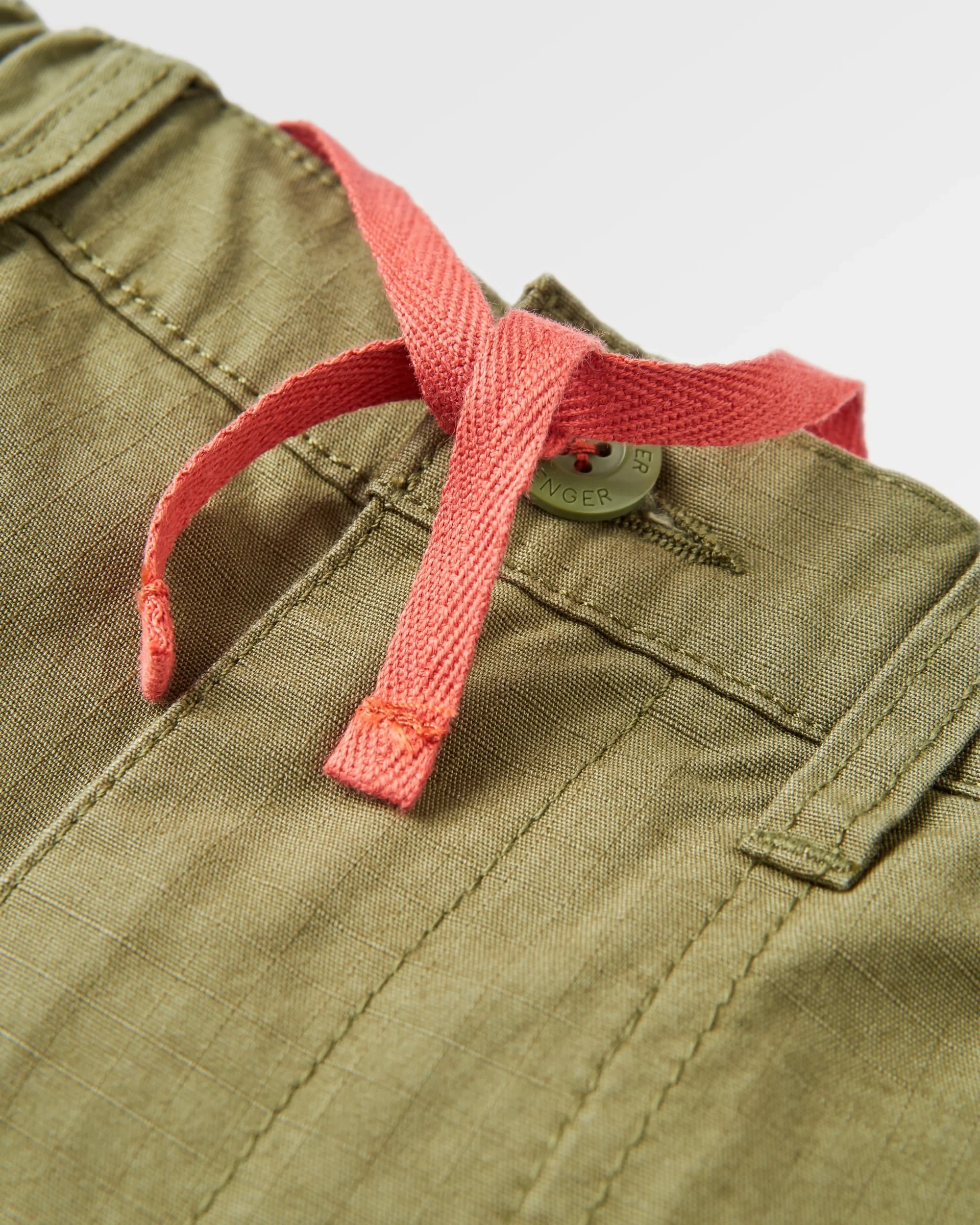 Rif-Raf Organic Cotton Ripstop Trouser - Khaki - Image 5