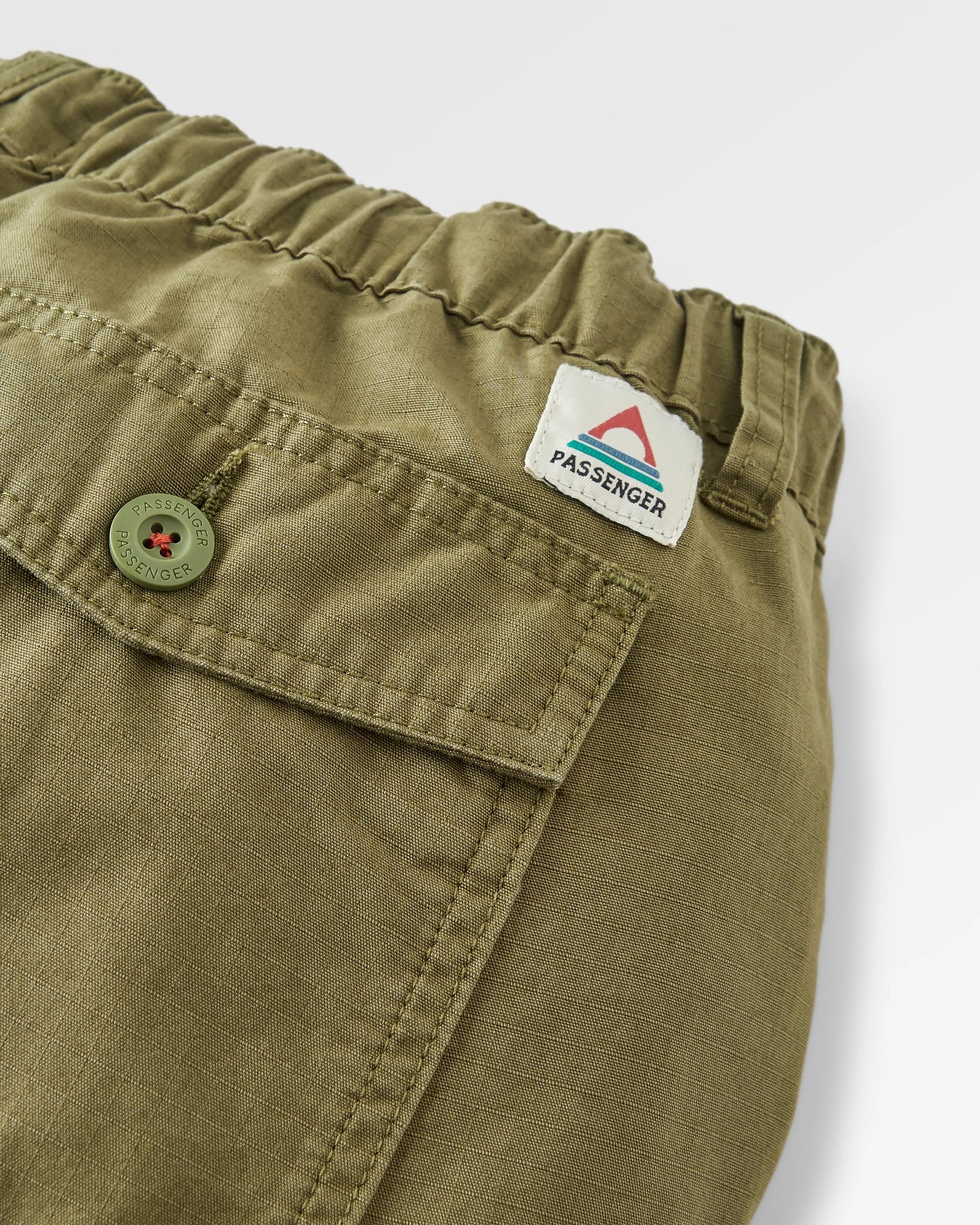 Rif-Raf Organic Cotton Ripstop Trouser - Khaki - Image 6