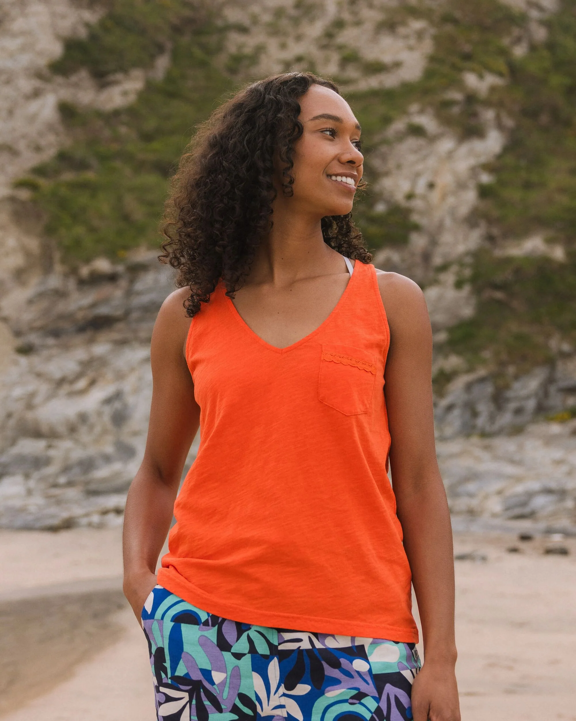 Rivergate Top - Ember Orange - Image 3
