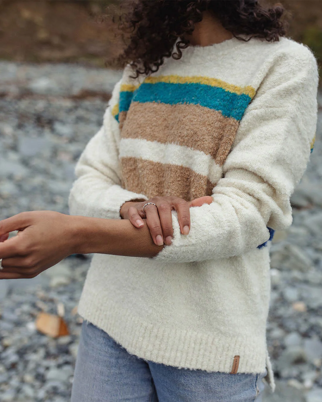 Riverglen Knitted Jumper - Birch - Image 3