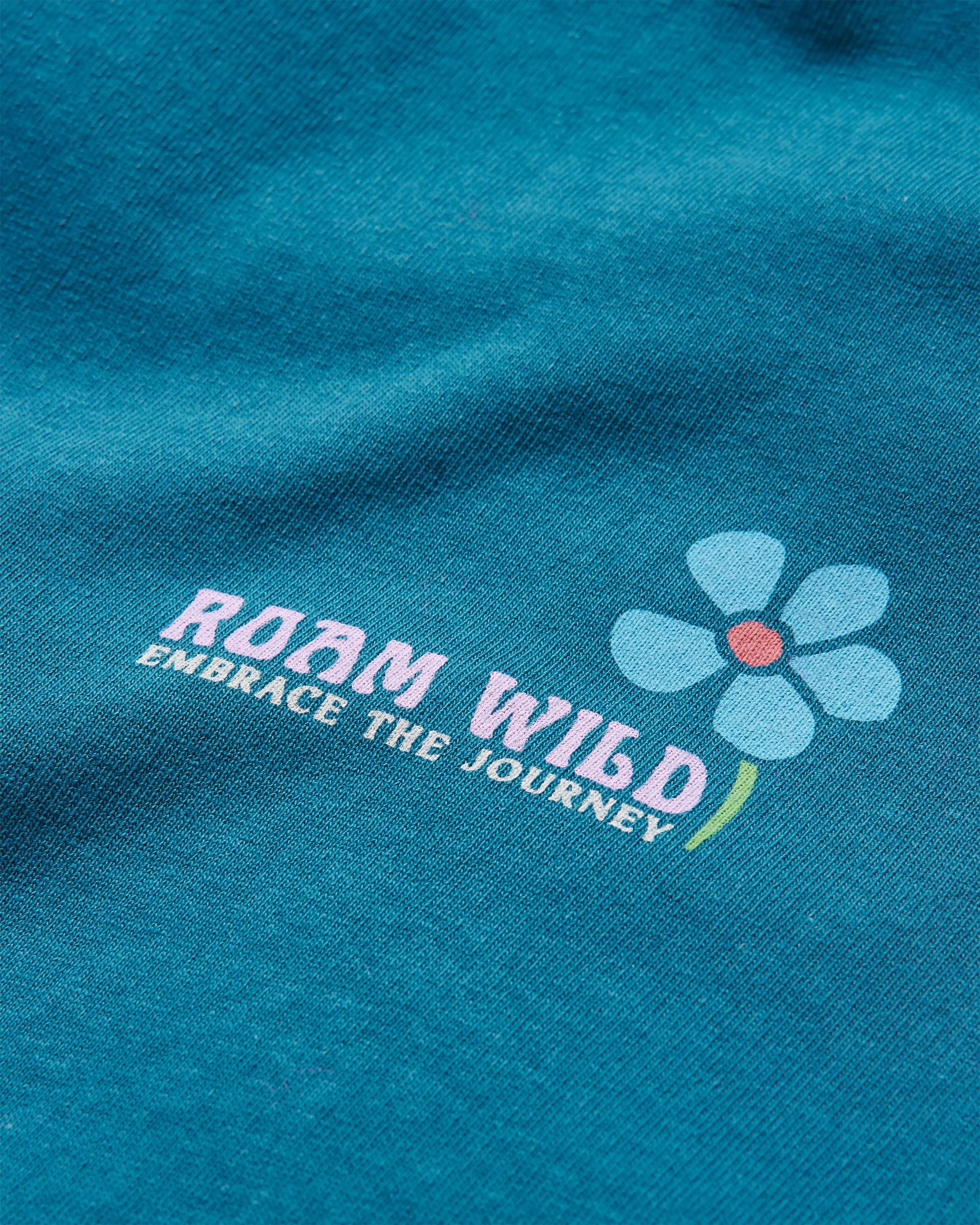 Roam Wild T-Shirt - Tidal Blue - Image 7