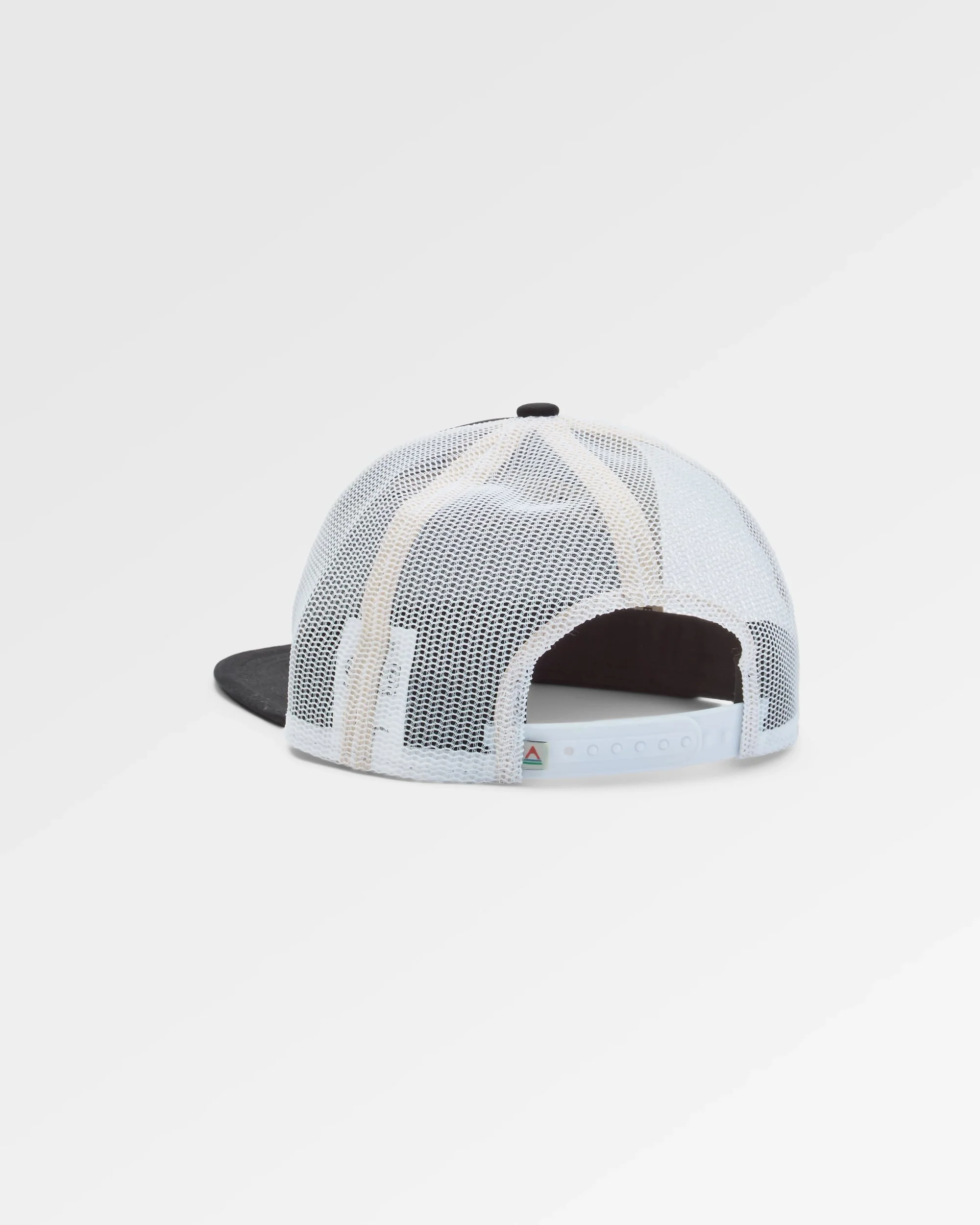 Roamer 7 Panel Organic Cotton Trucker Cap - Phantom Black - Image 2