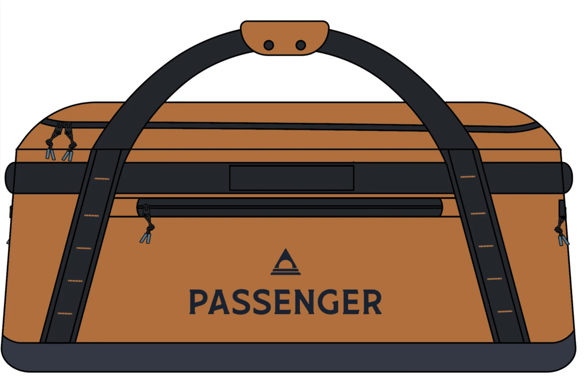 Roamer 60L Duffel Bag - Sunrise Orange - Image 14