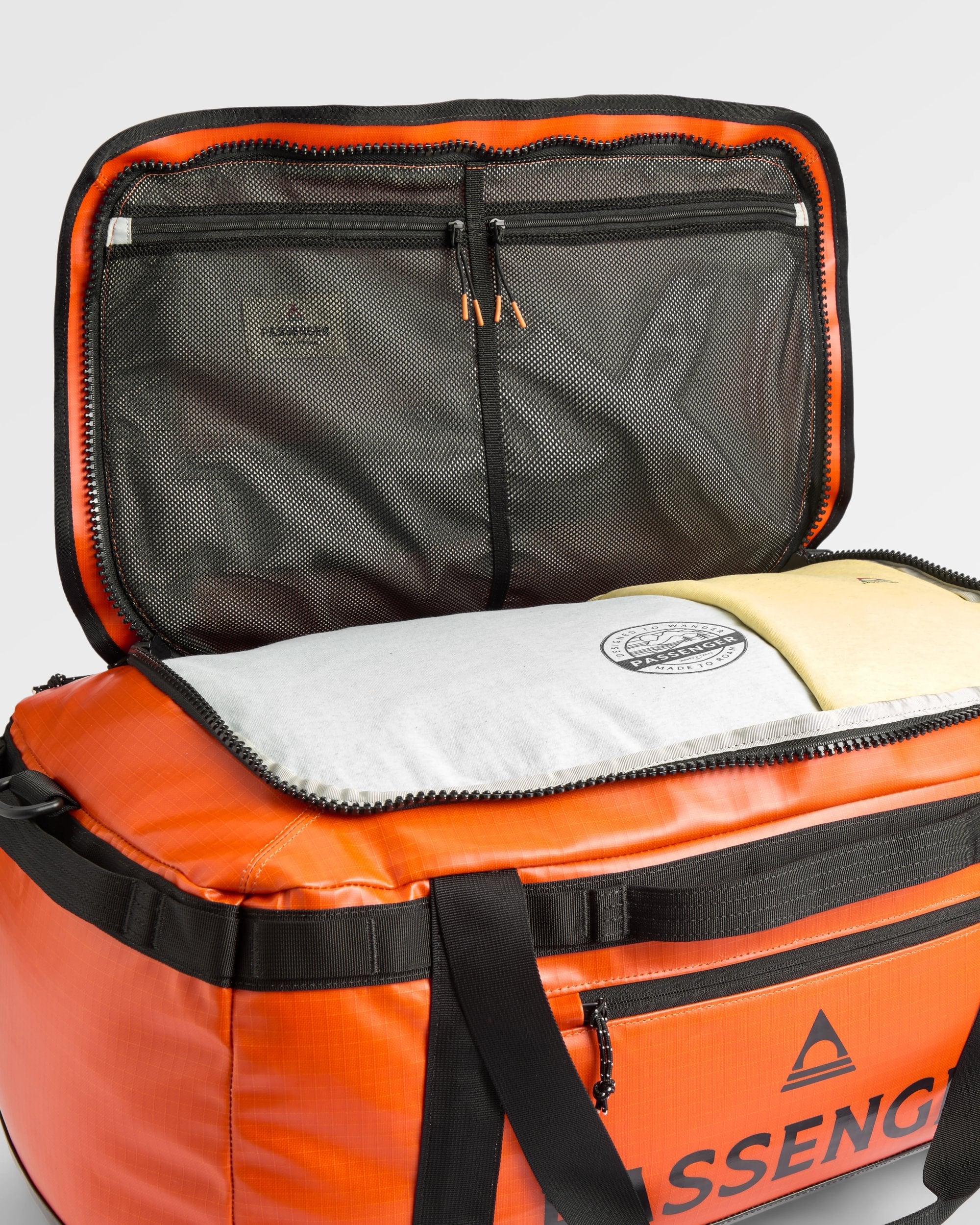 Roamer 60L Duffel Bag - Sunrise Orange - Image 7