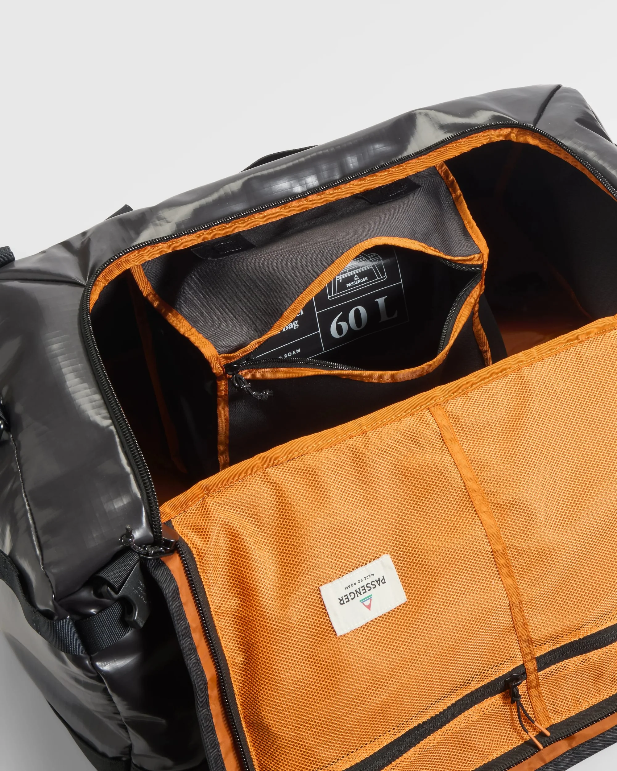 Roamer 60L Duffel Bag - Phantom Black - Image 12