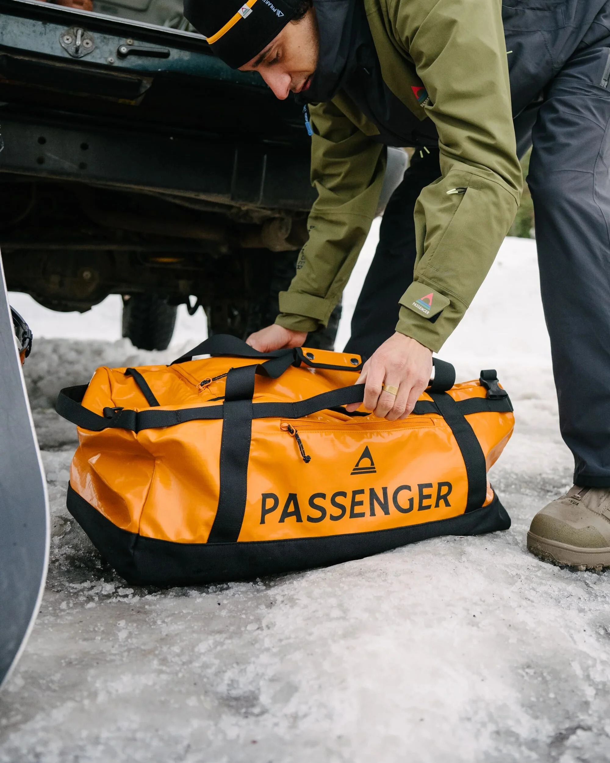 Roamer 60L Duffel Bag - Sunrise Orange - Image 3