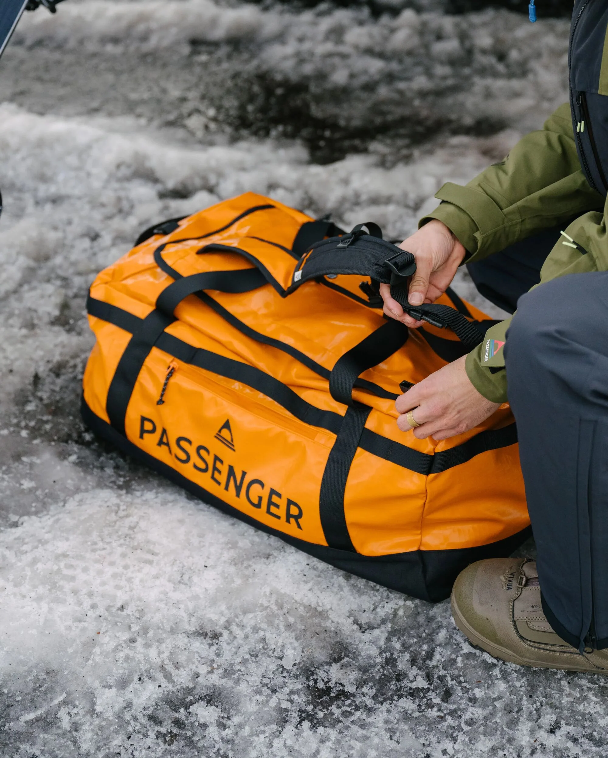 Roamer 60L Duffel Bag - Sunrise Orange - Image 4