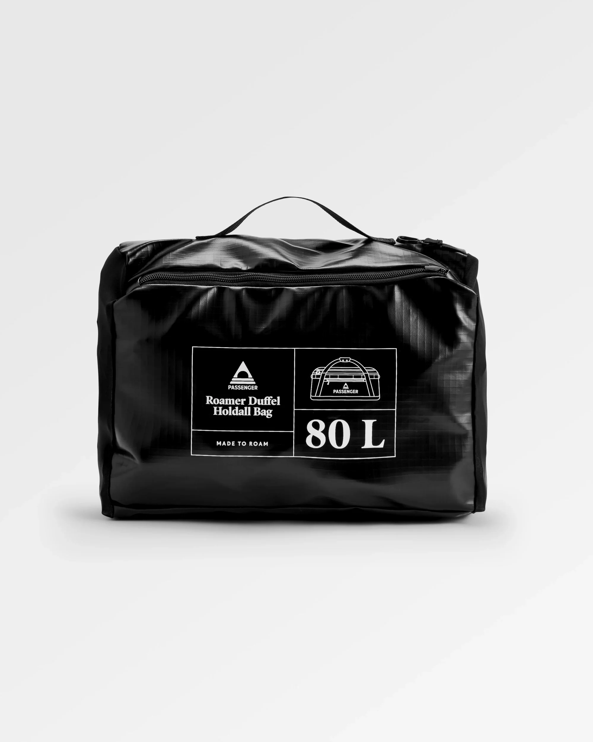Roamer 80L Duffel Bag - Black - Image 6