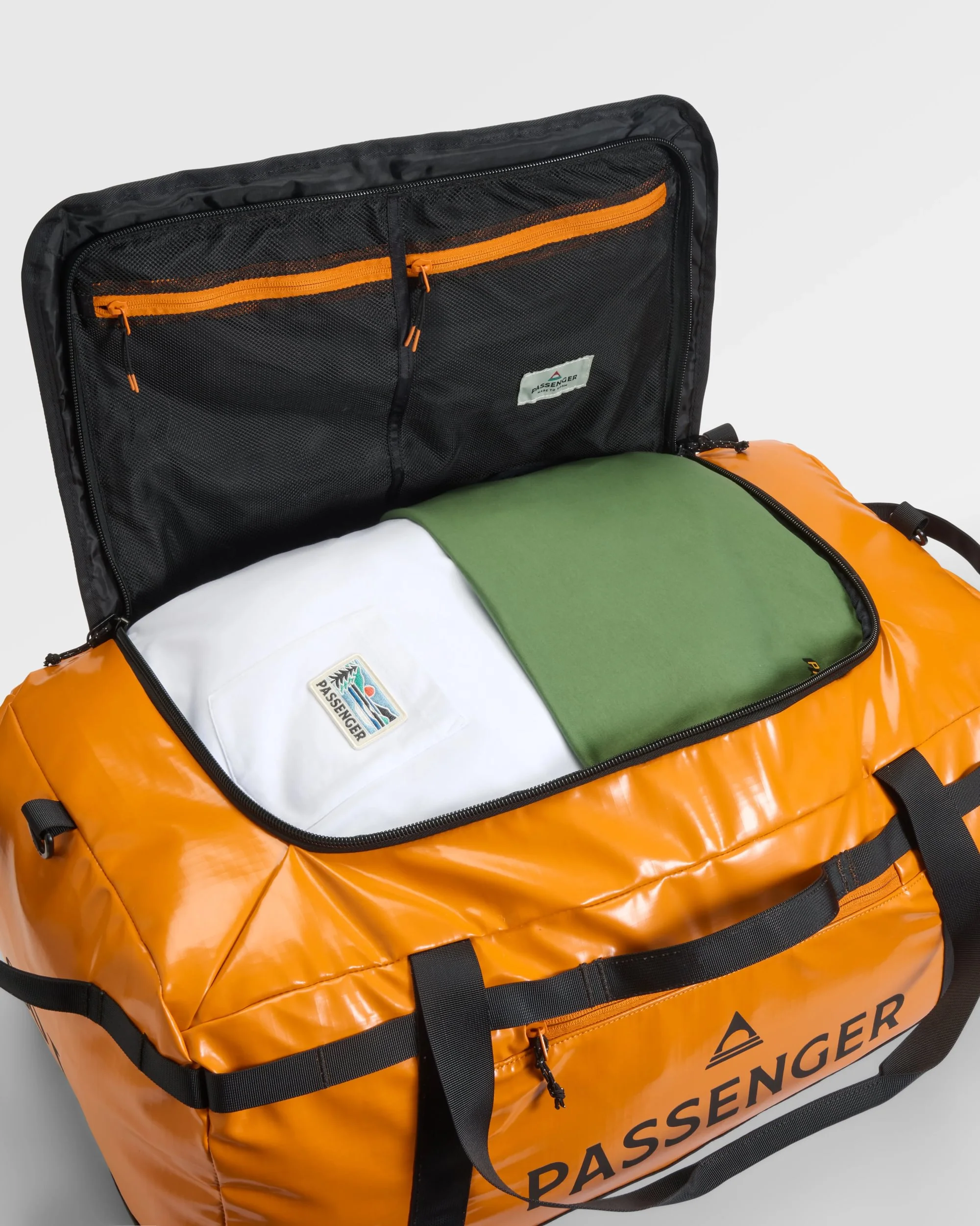 Roamer 80L Duffel Bag - Sunrise Orange - Image 7
