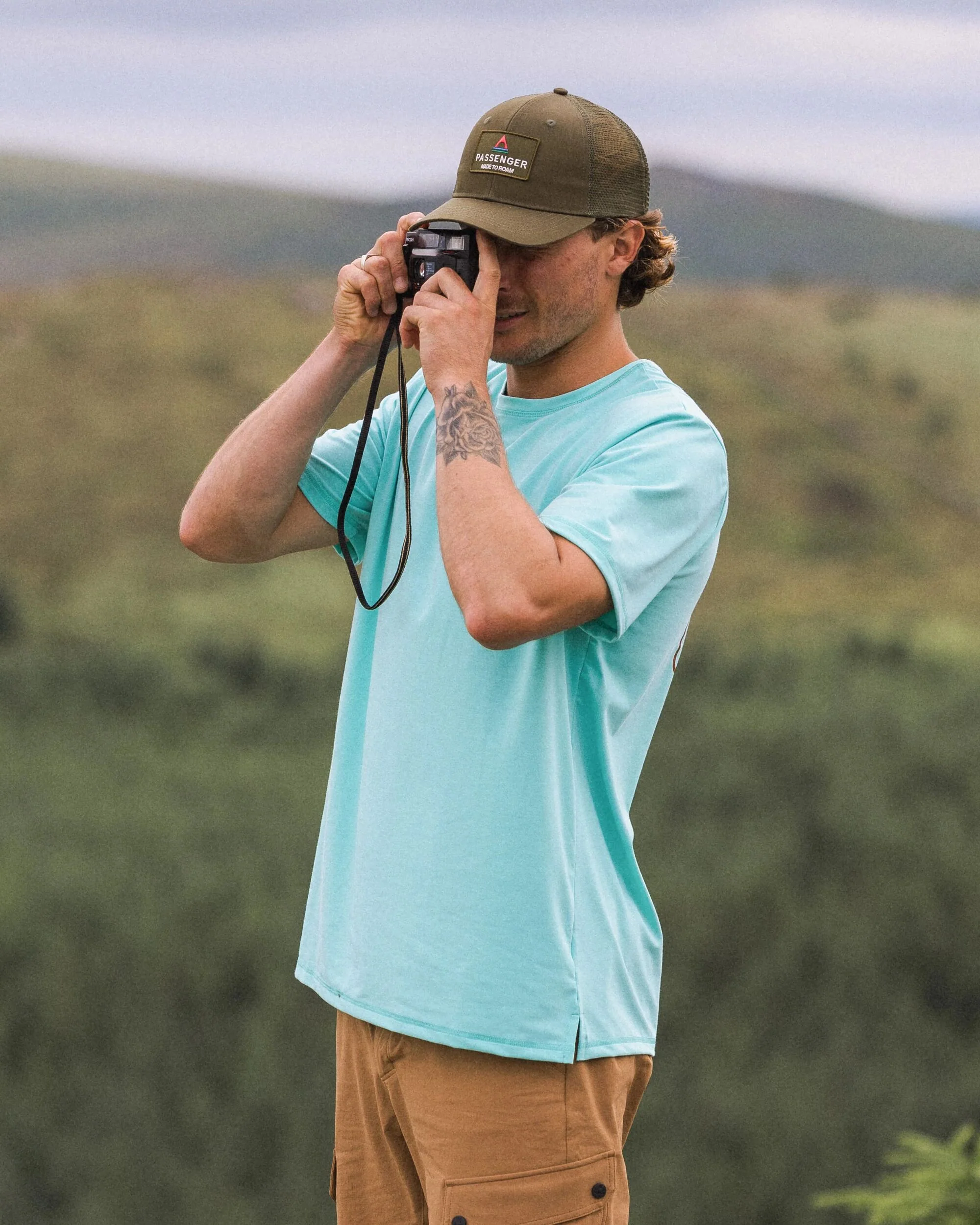 Roamer Men's Drirelease® Active T-Shirt - Aqua - Image 4