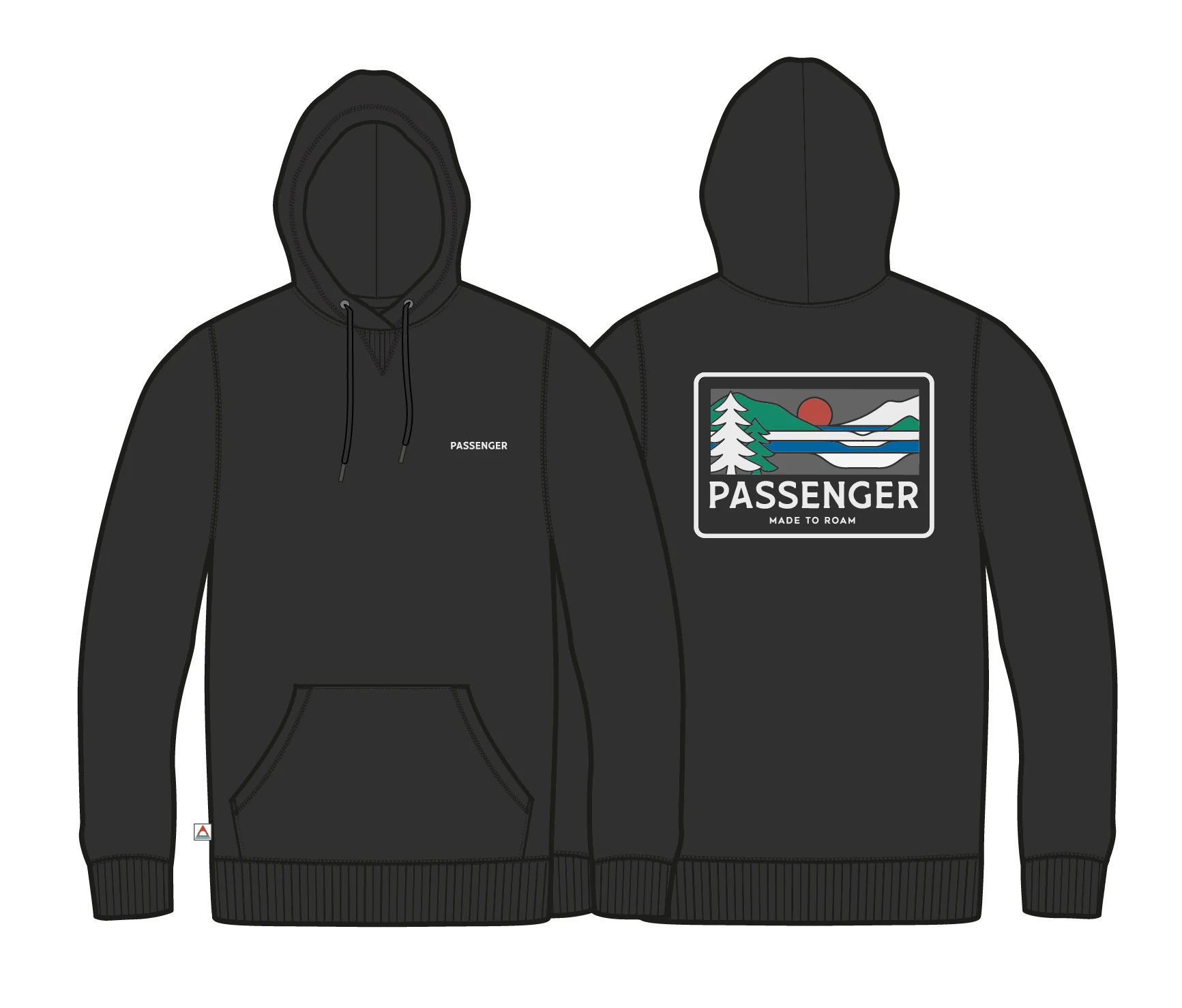 Roamer Hoodie - Black - Image 9