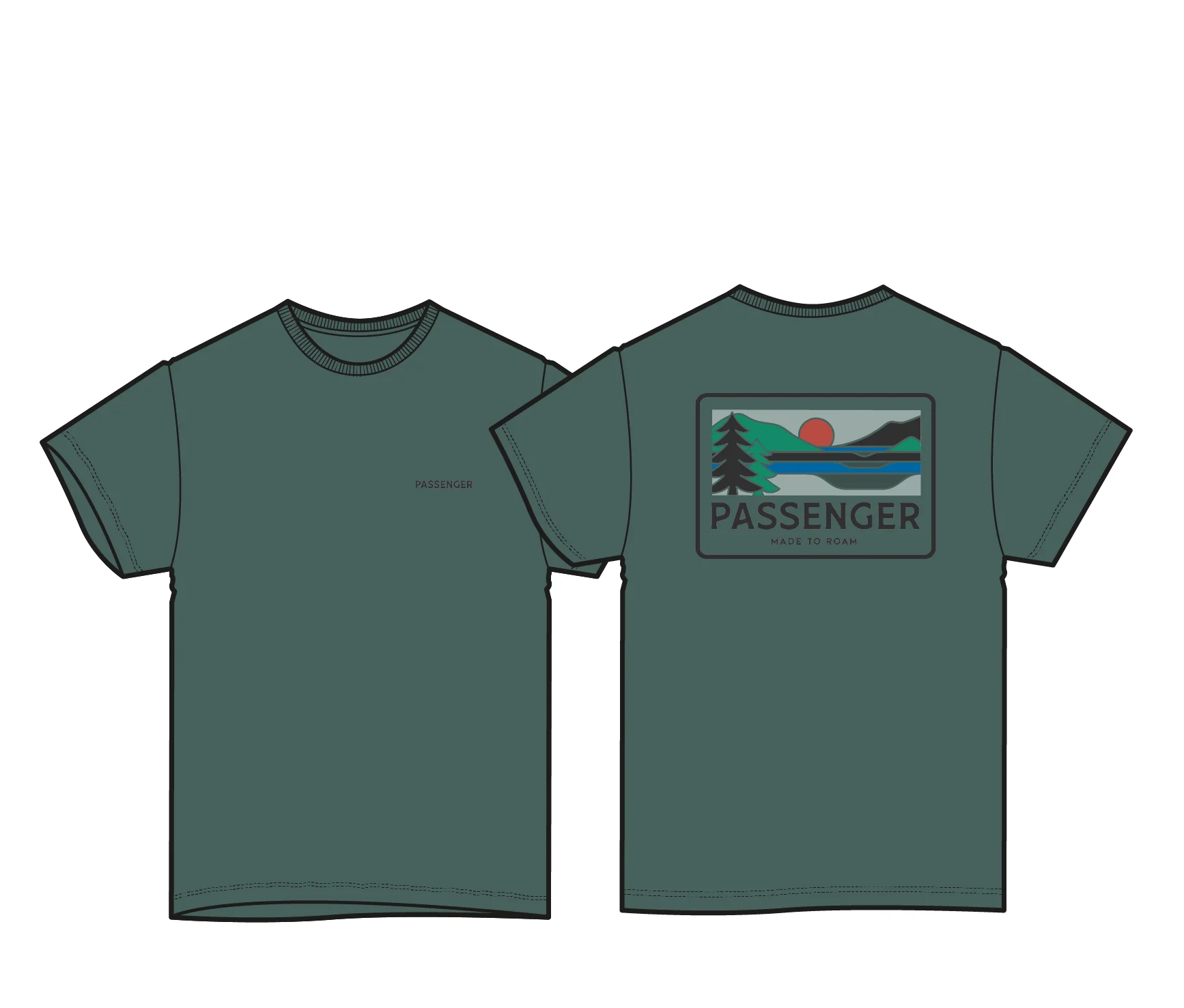 Roamer Men's T-Shirt - Deep Ocean - Image 10