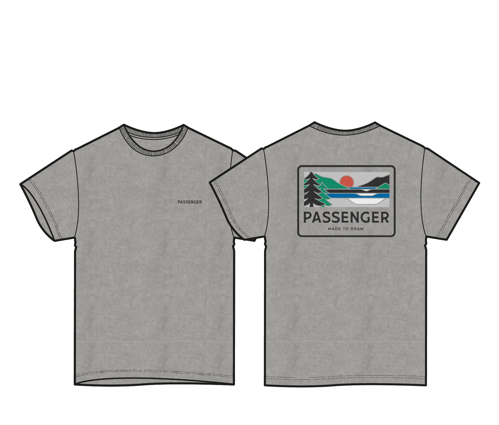 Roamer Men's T-Shirt - Grey Marl - Image 12