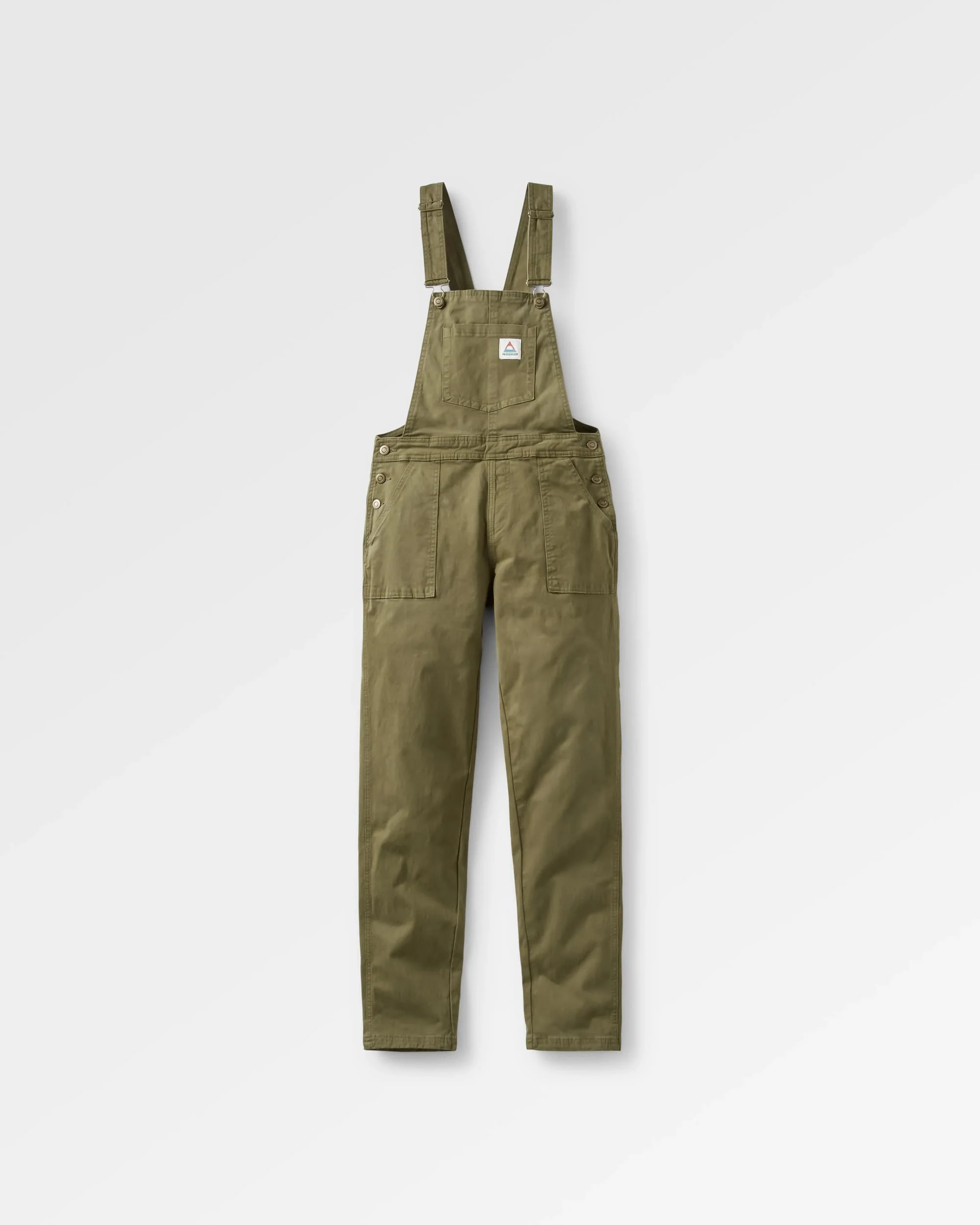 Roamist Organic Cotton Dungarees - Khaki - Image 7