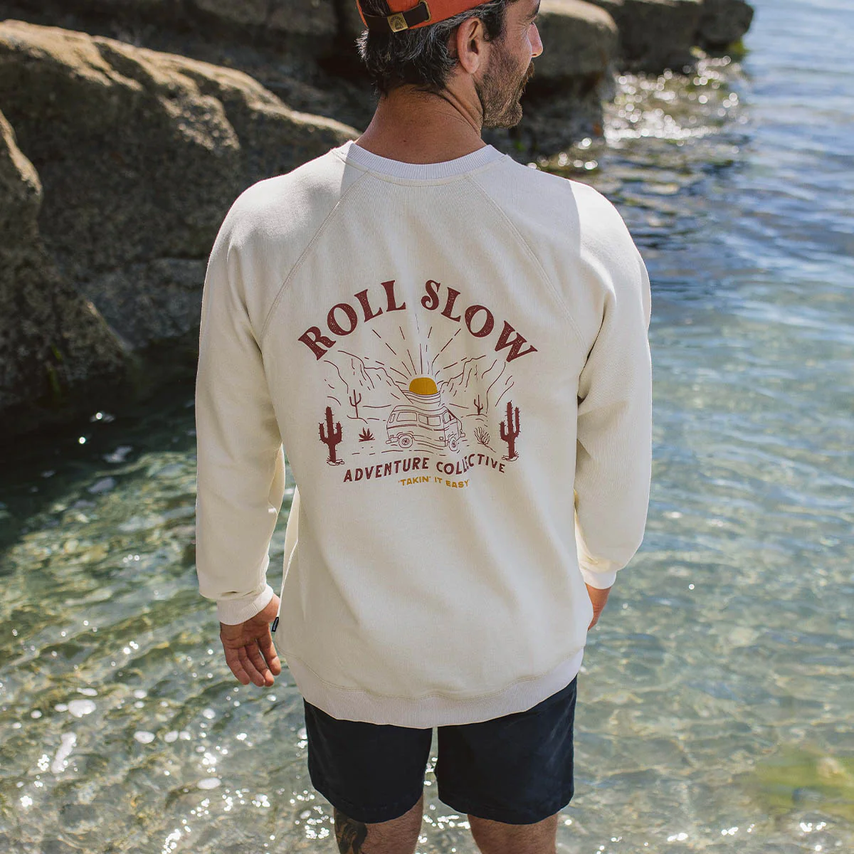 Roll Slow Sweatshirt - Egret