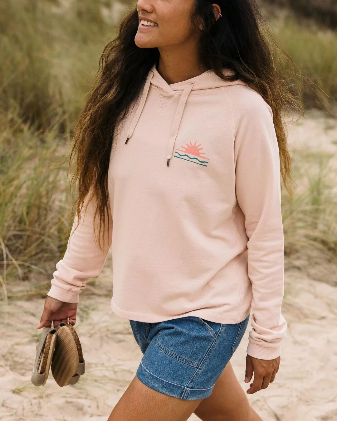 Rolling Slow Hoodie - Peachy Pink - Image 2