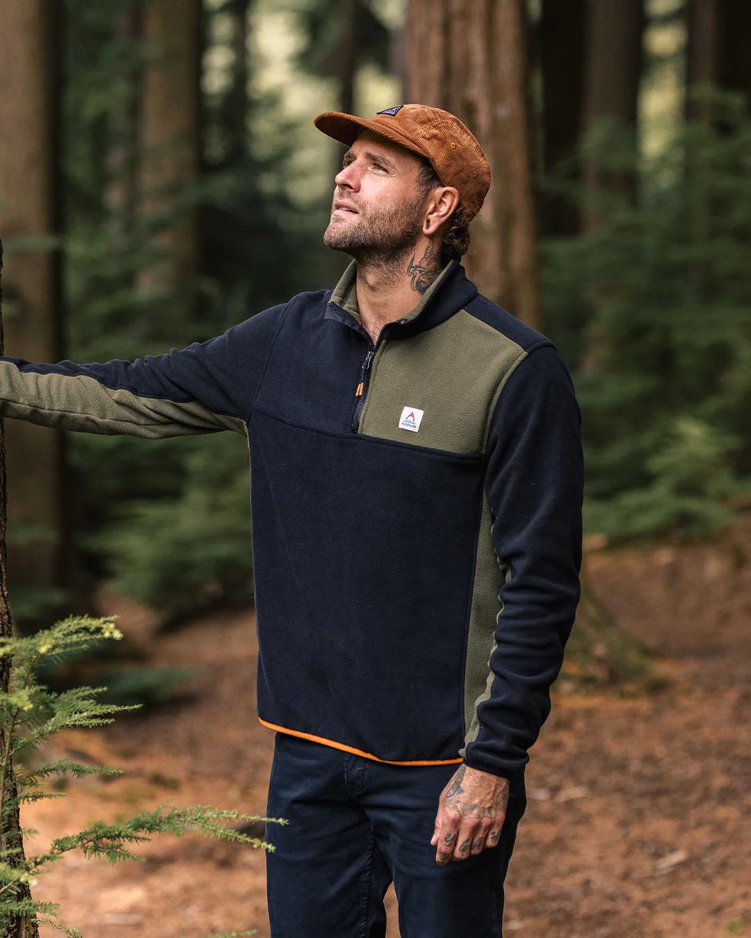 Root Polar 1/4 Zip Fleece - Black