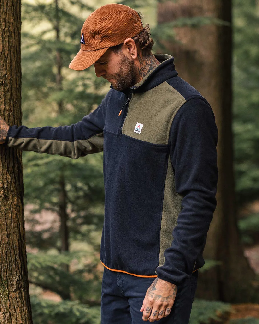 Root Polar 1/4 Zip Fleece - Black - Image 3