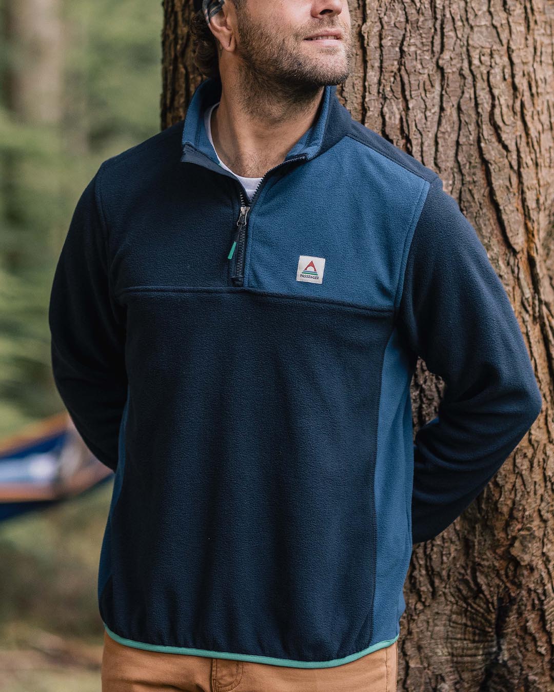 Root Polar 1/4 Zip Fleece - Deep Navy