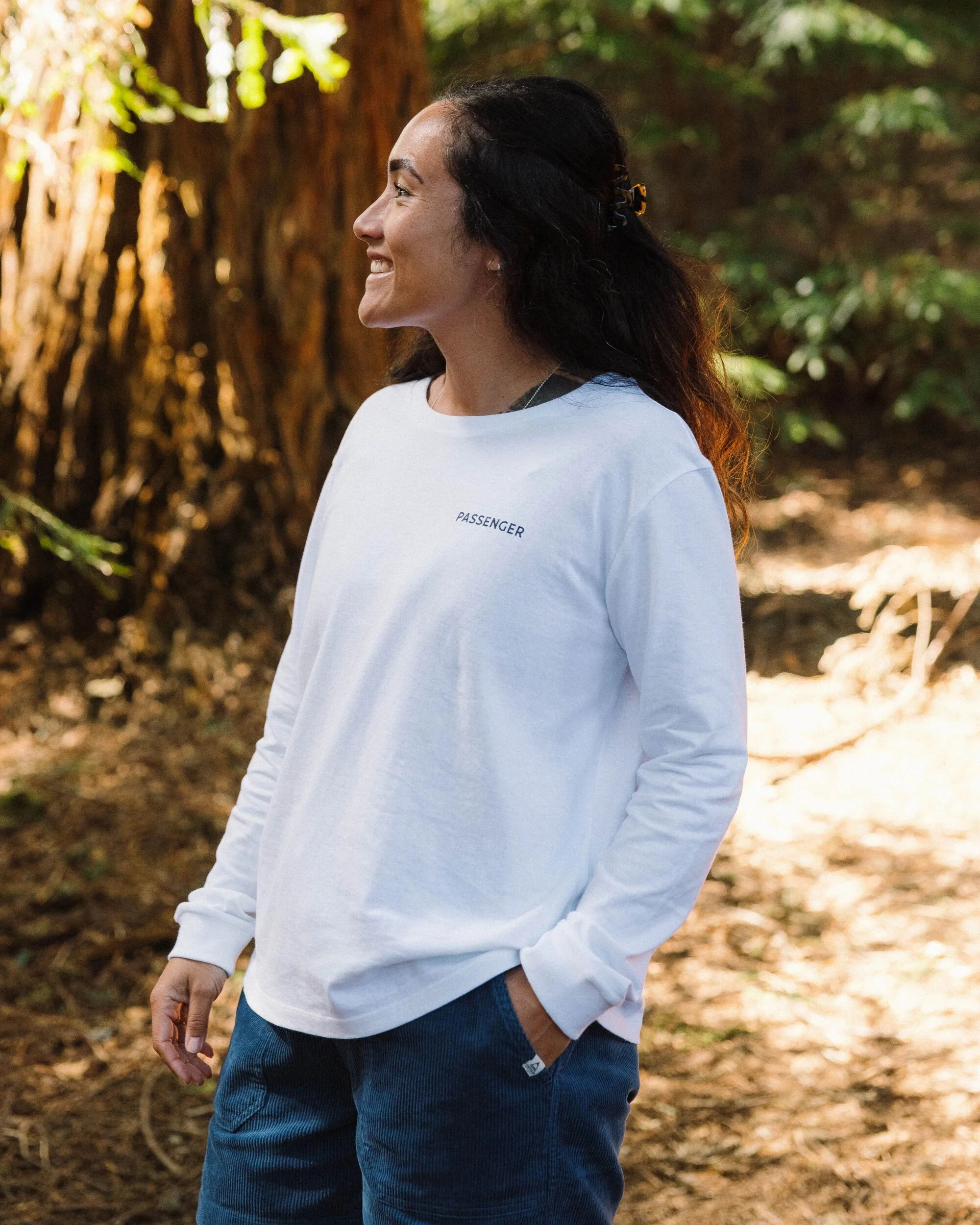 Roamer LS T-Shirt - White - Image 3