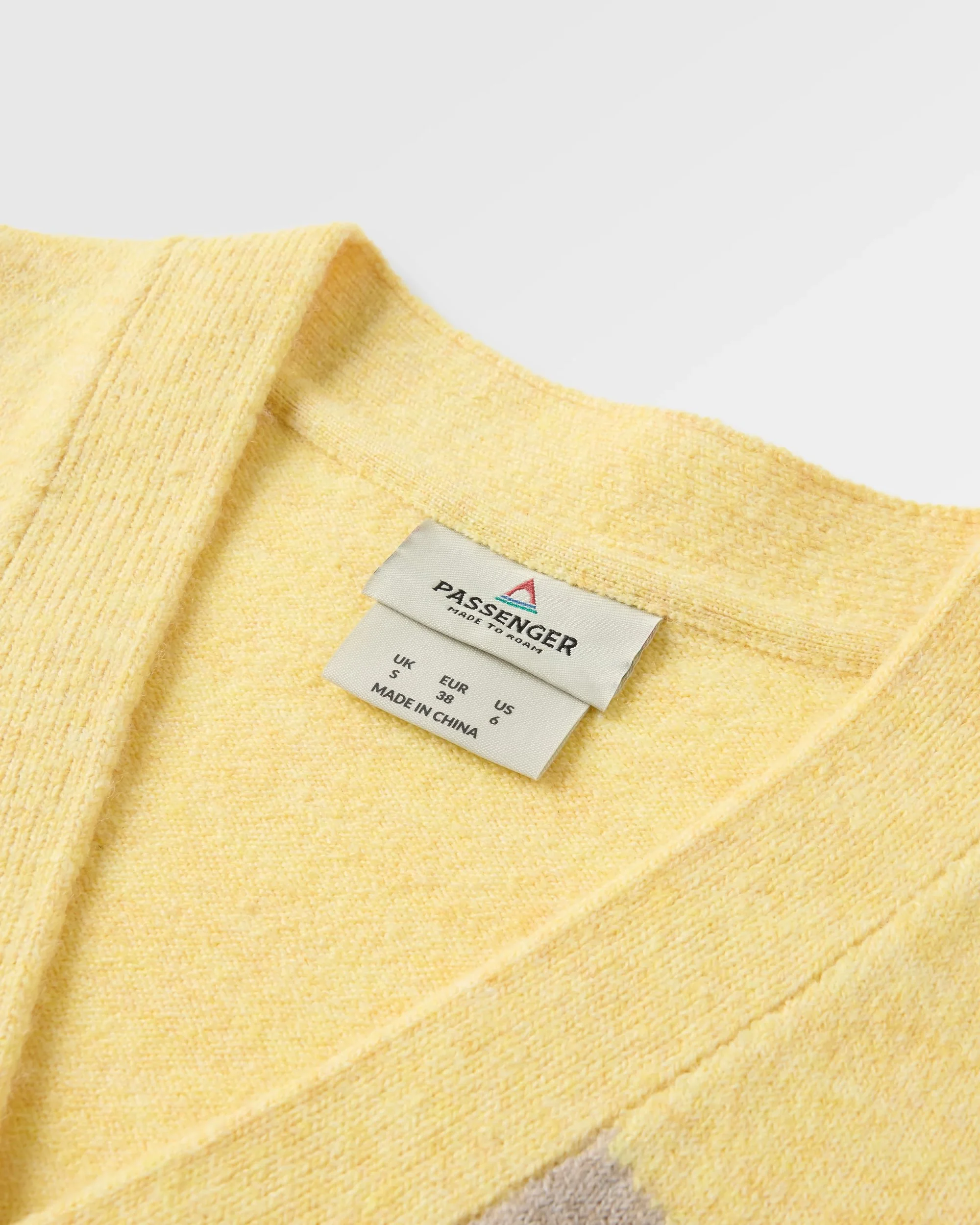 Scenic 'Light' Knitted Cardigan - Scenic Yellow - Image 4